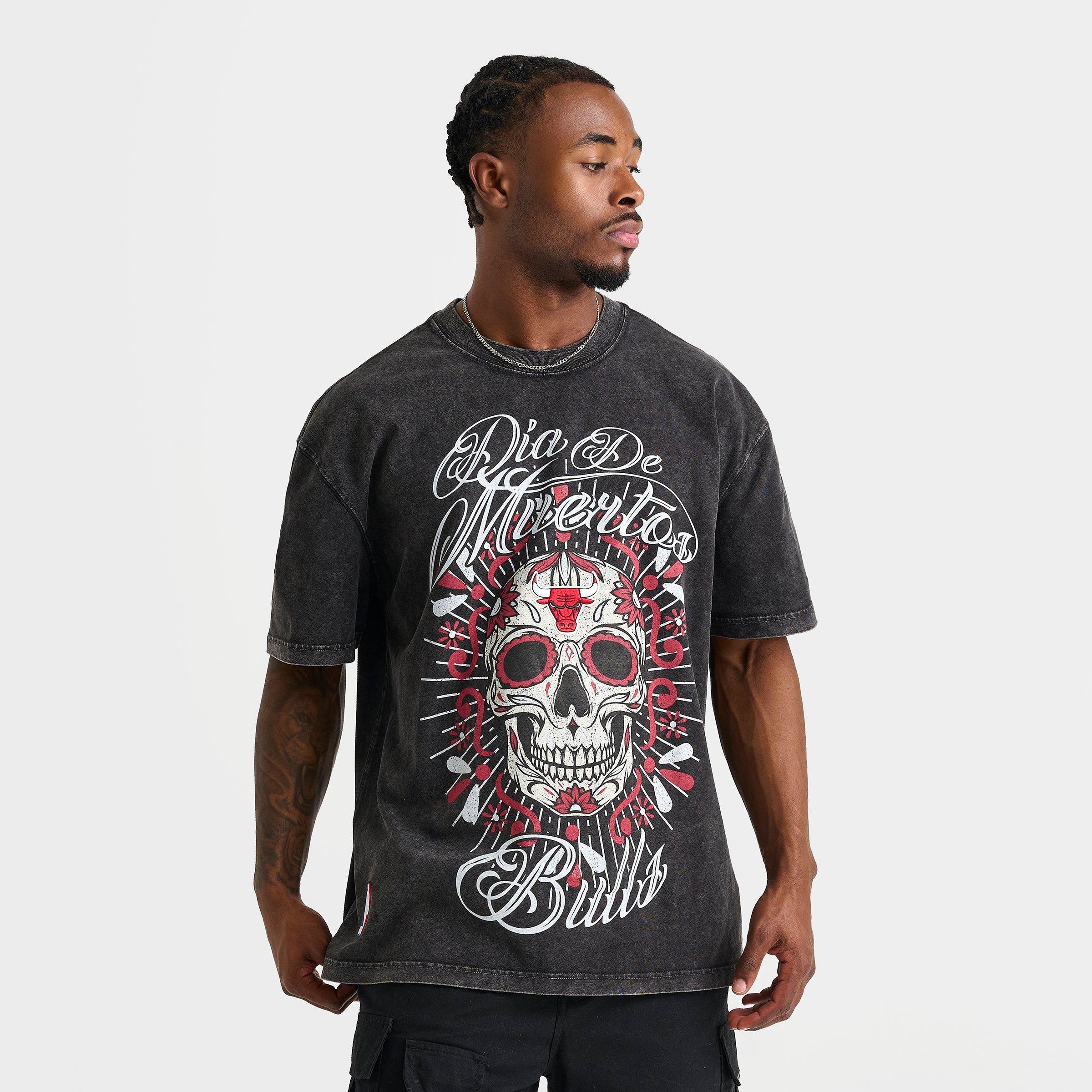 Men's Pro Standard Chicago Bulls NBA Eternal Skull Graphic T-Shirt