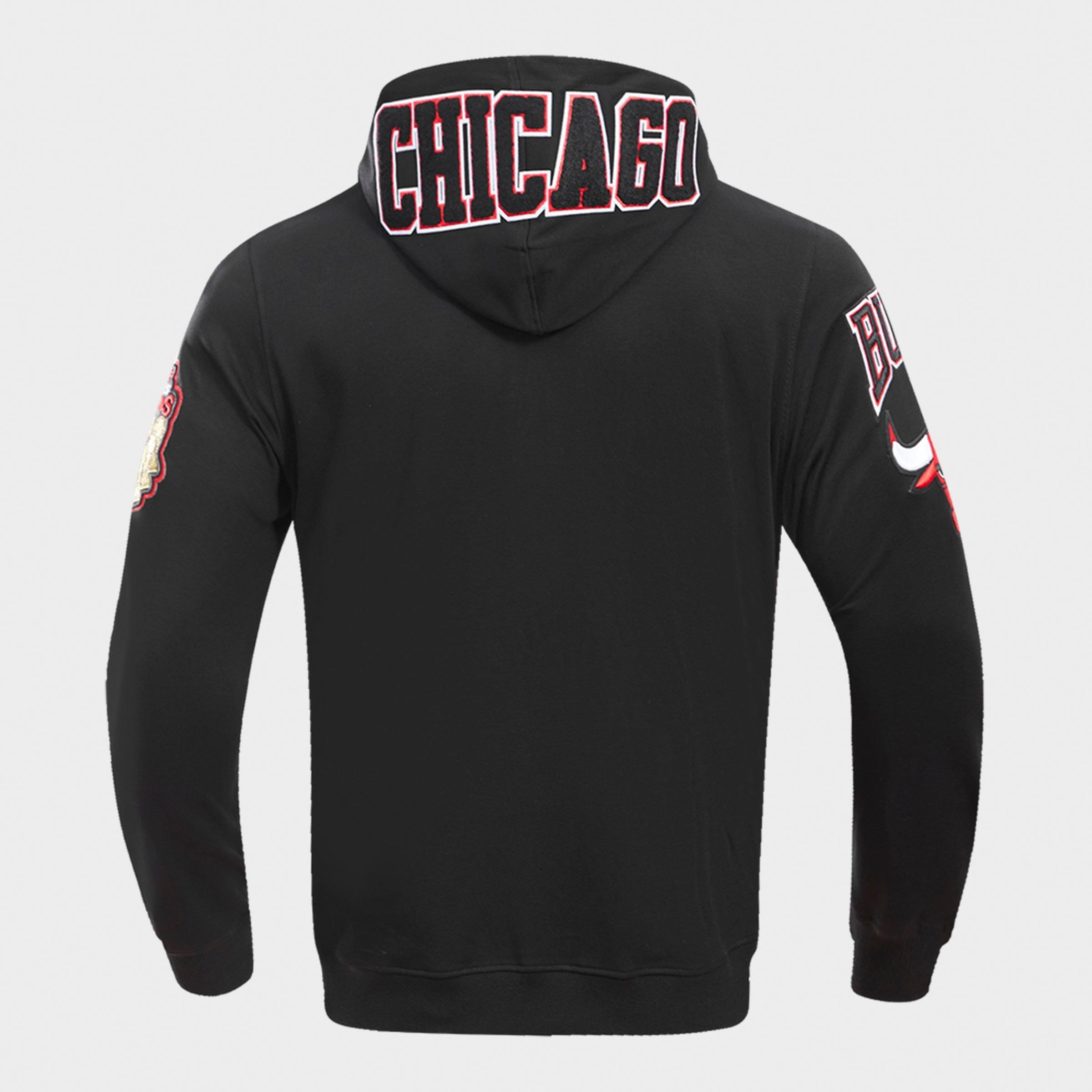 Men's Pro Standard Chicago Bulls NBA Classic Chenille Full-Zip Hoodie