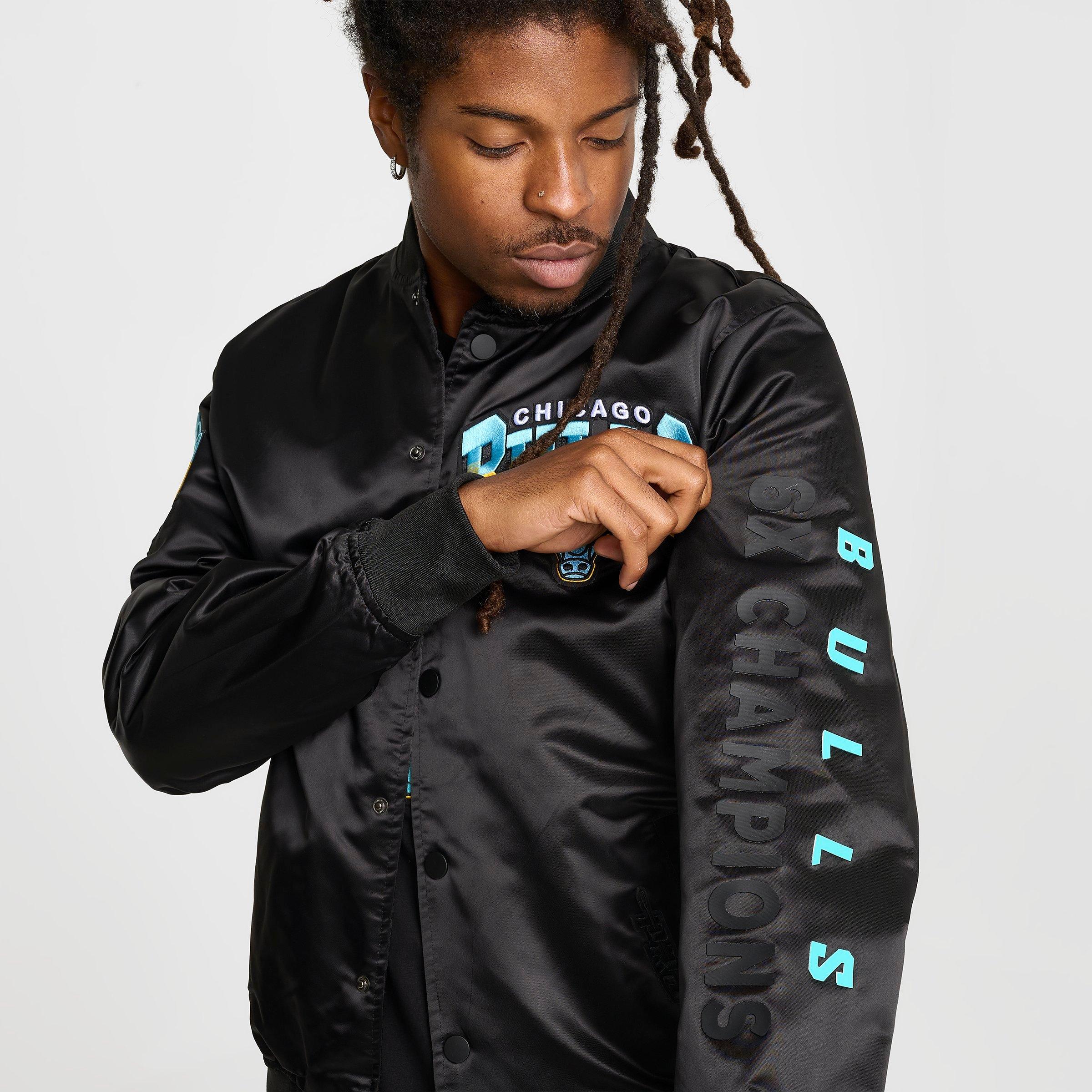 Men's Pro Standard Chicago Bulls NBA 6-Time Champs Satin Jacket