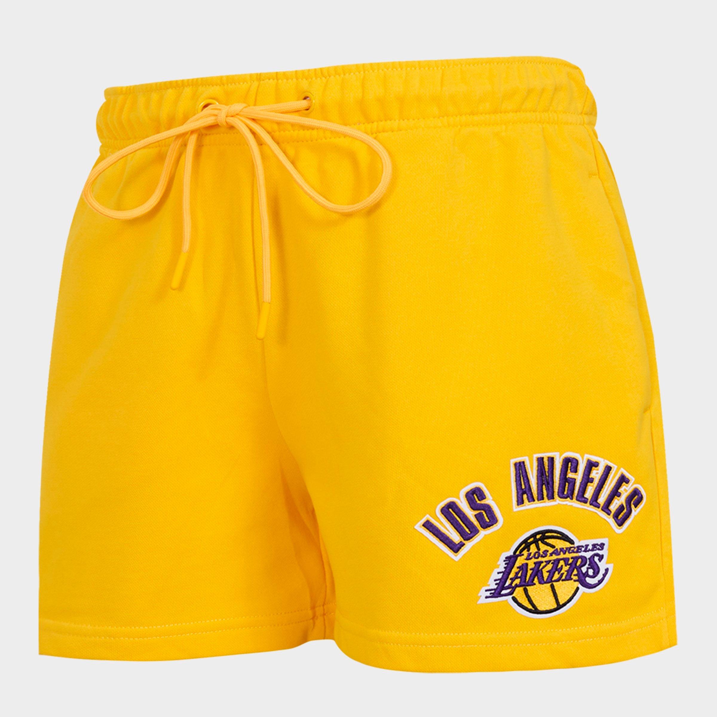 Women's Pro Standard Los Angeles Lakers NBA Classic Fleece Shorts