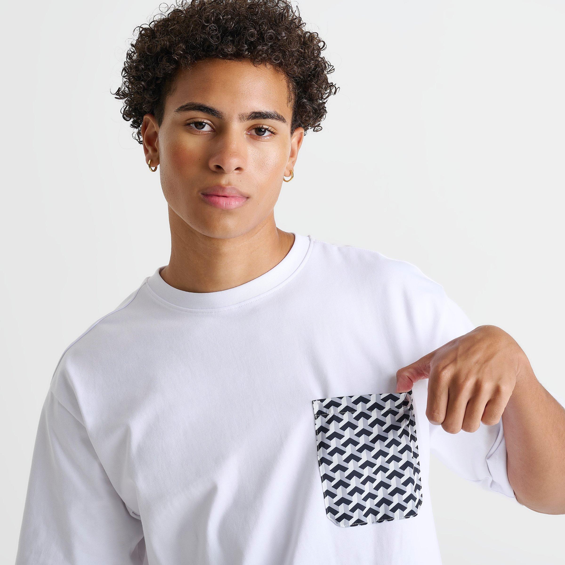 Men's Bélier Illusion Print Pocket T-Shirt