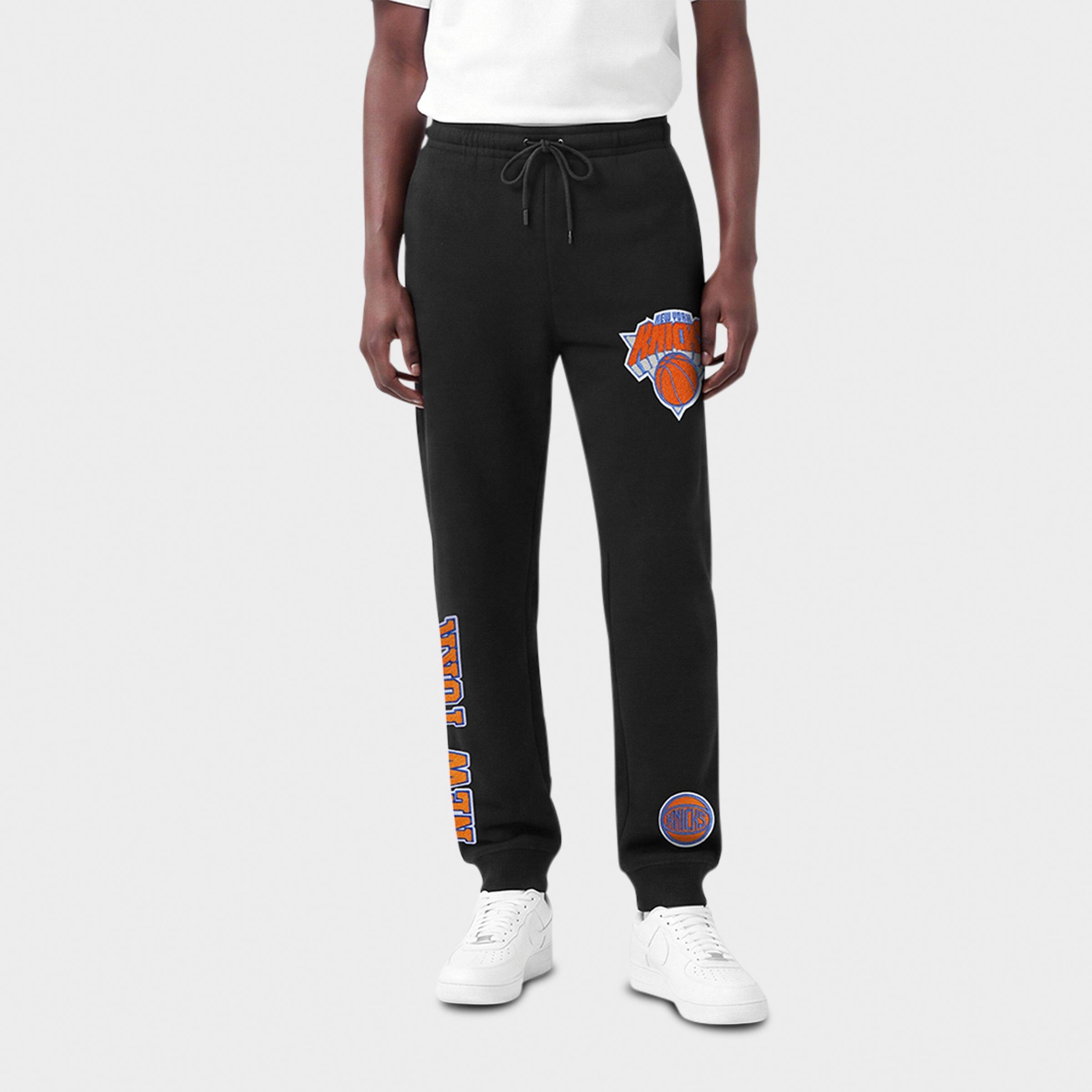 Men's Pro Standard New York Knicks NBA Classic Chenille Fleece Jogger Pants