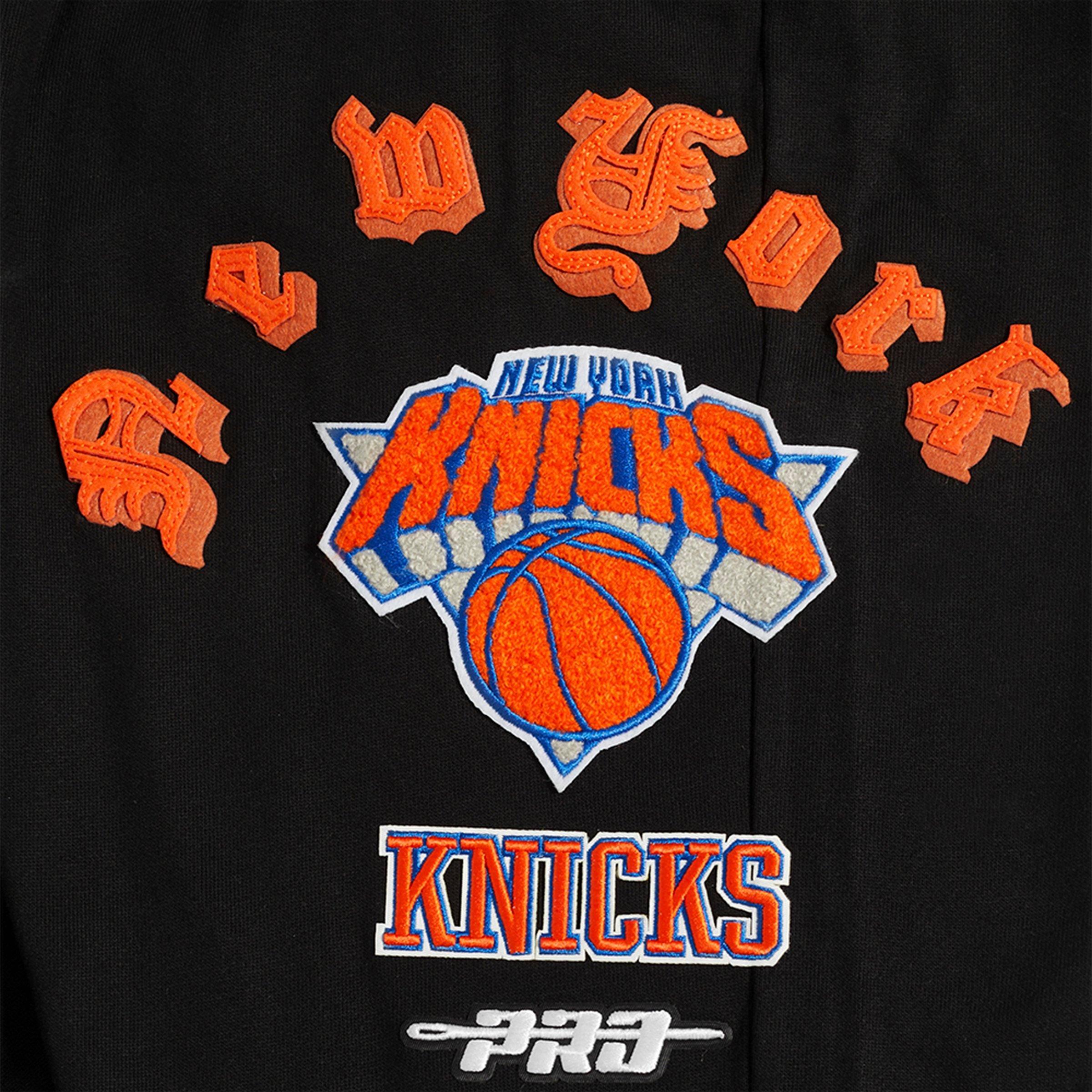 Men's Pro Standard New York Knicks NBA Old English Fleece Sweatpants