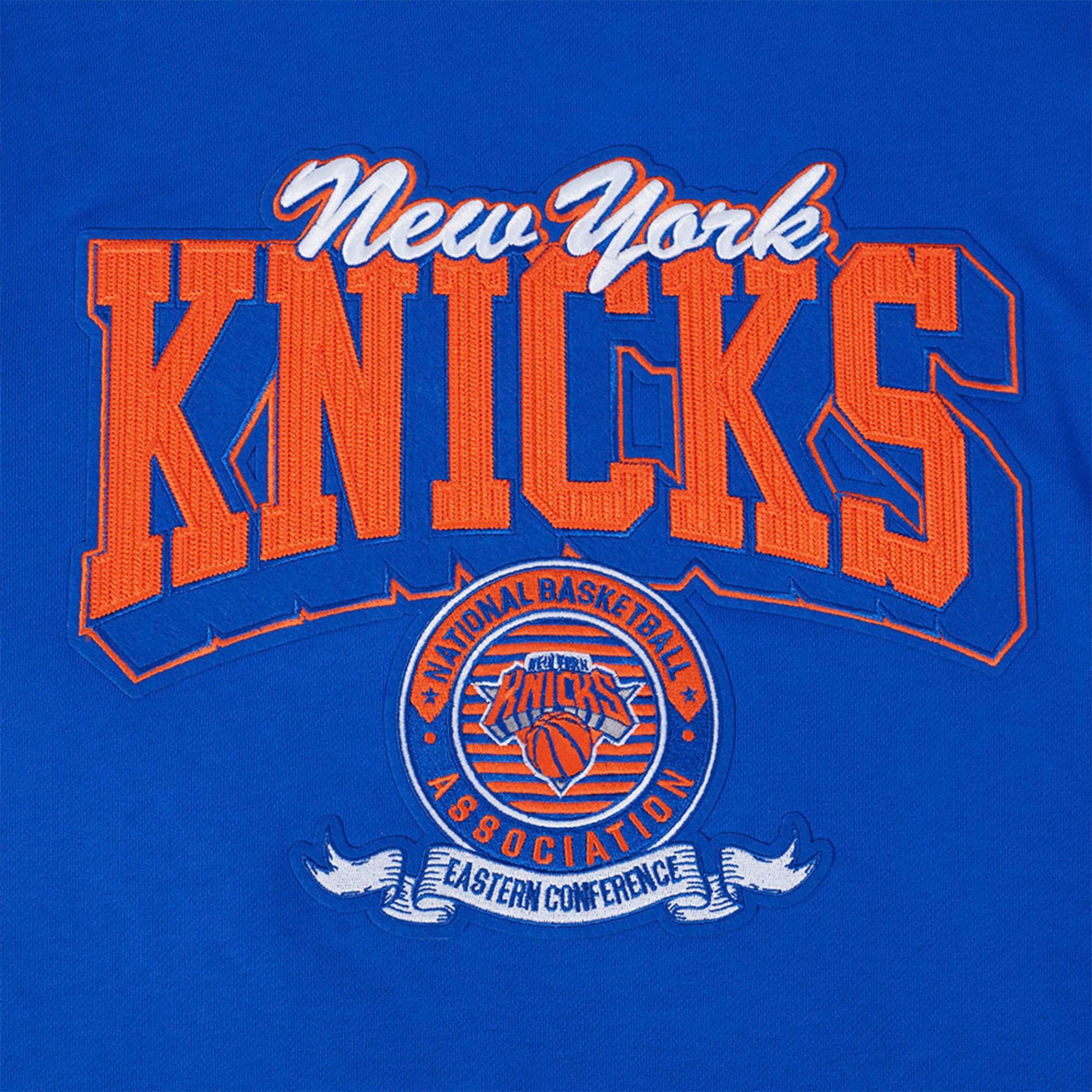 Men's Pro Standard New York Knicks NBA Badge Fleece Pullover Hoodie
