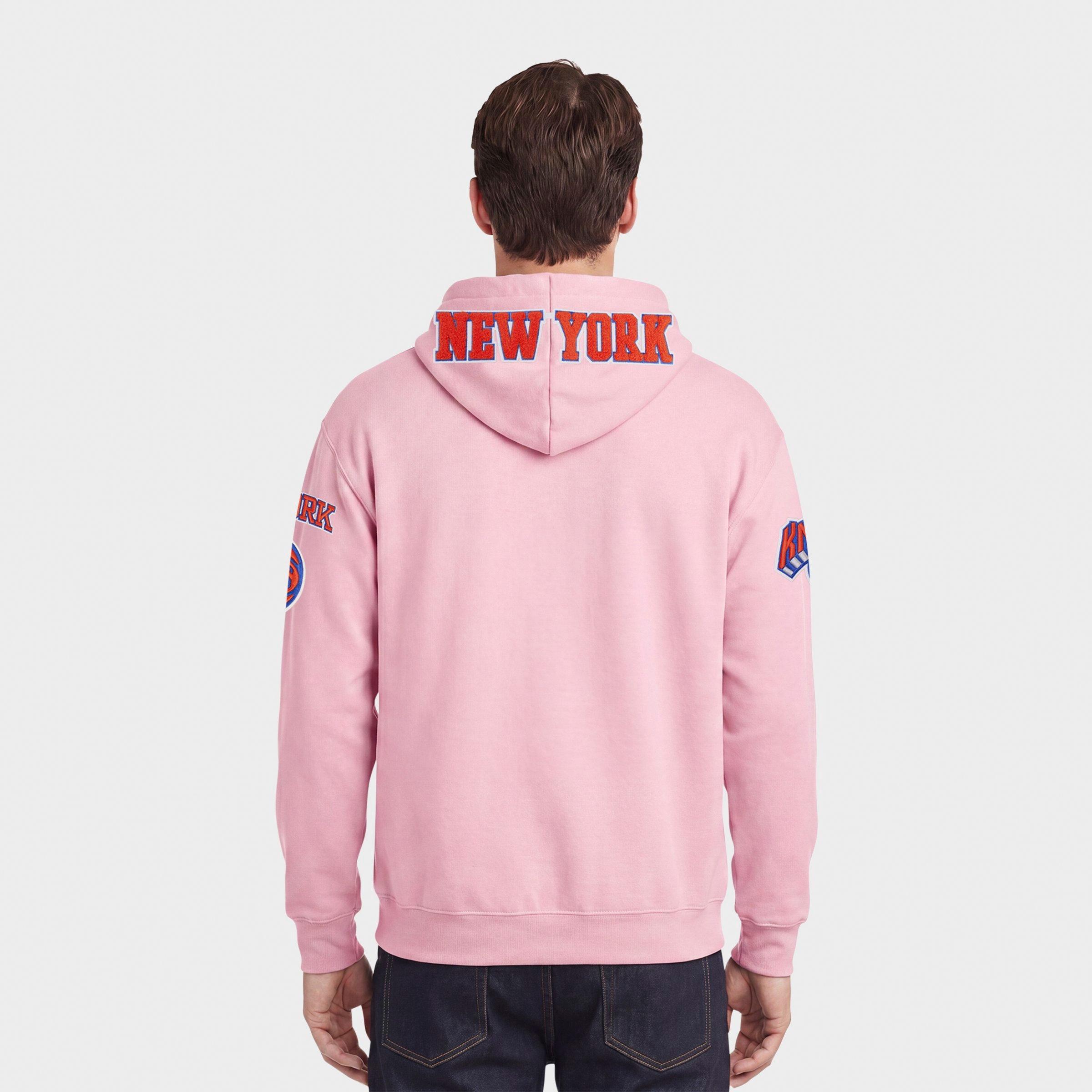 Men's Pro Standard New York Knicks NBA Classic Chenille Pullover Hoodie