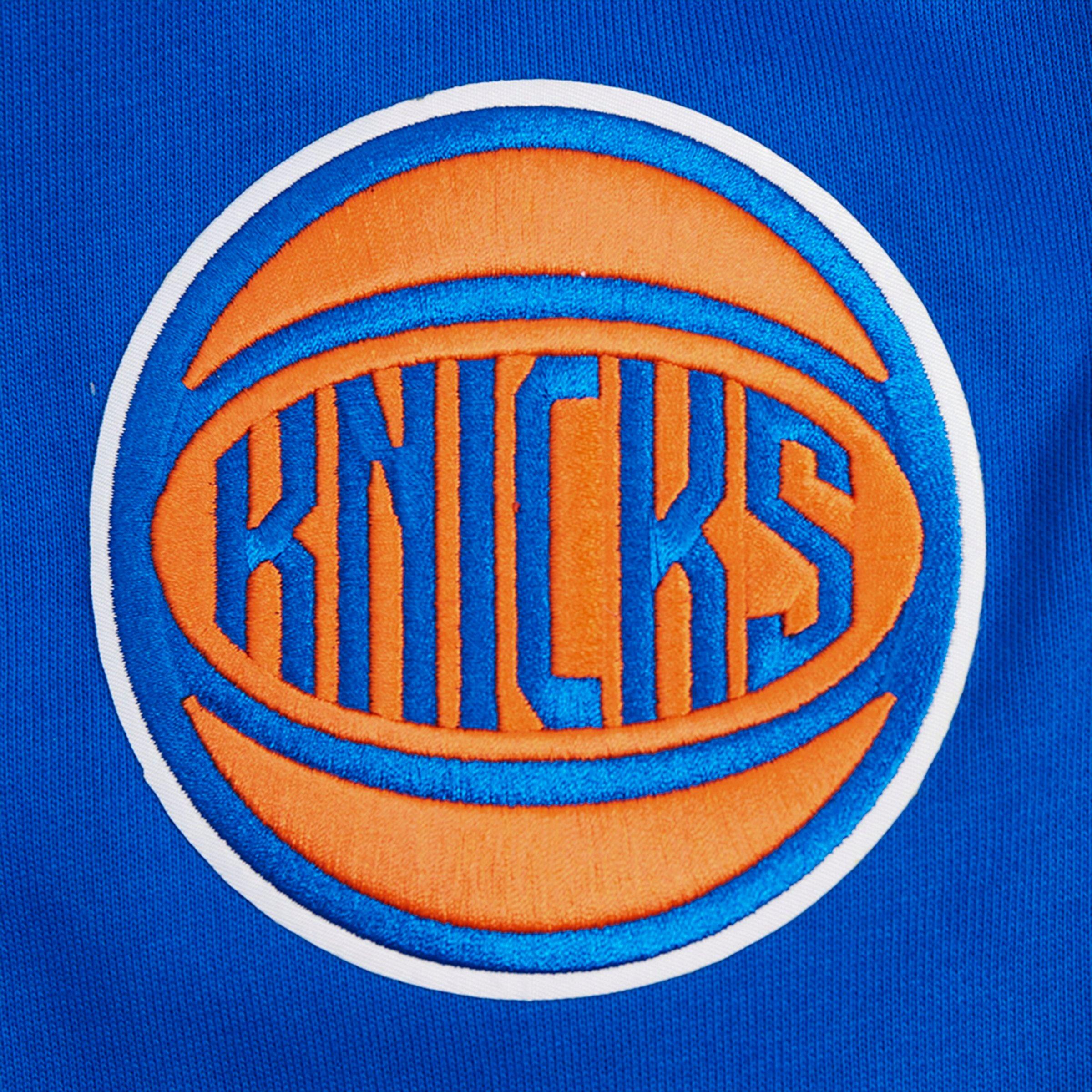 Men's Pro Standard New York Knicks NBA Old English Fleece Pullover Hoodie