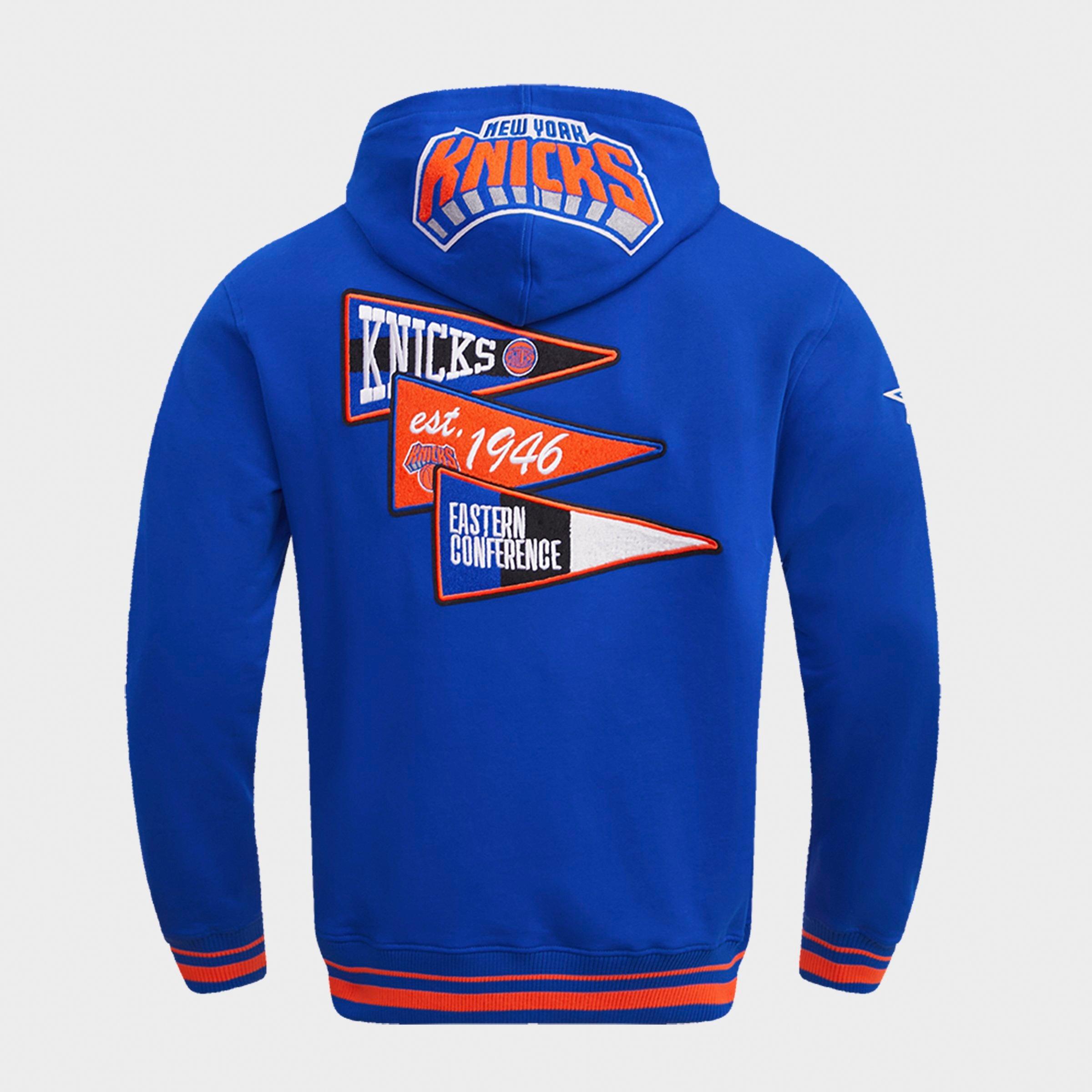 Men's Pro Standard New York Knicks NBA Team Pennants Fleece Pullover Hoodie