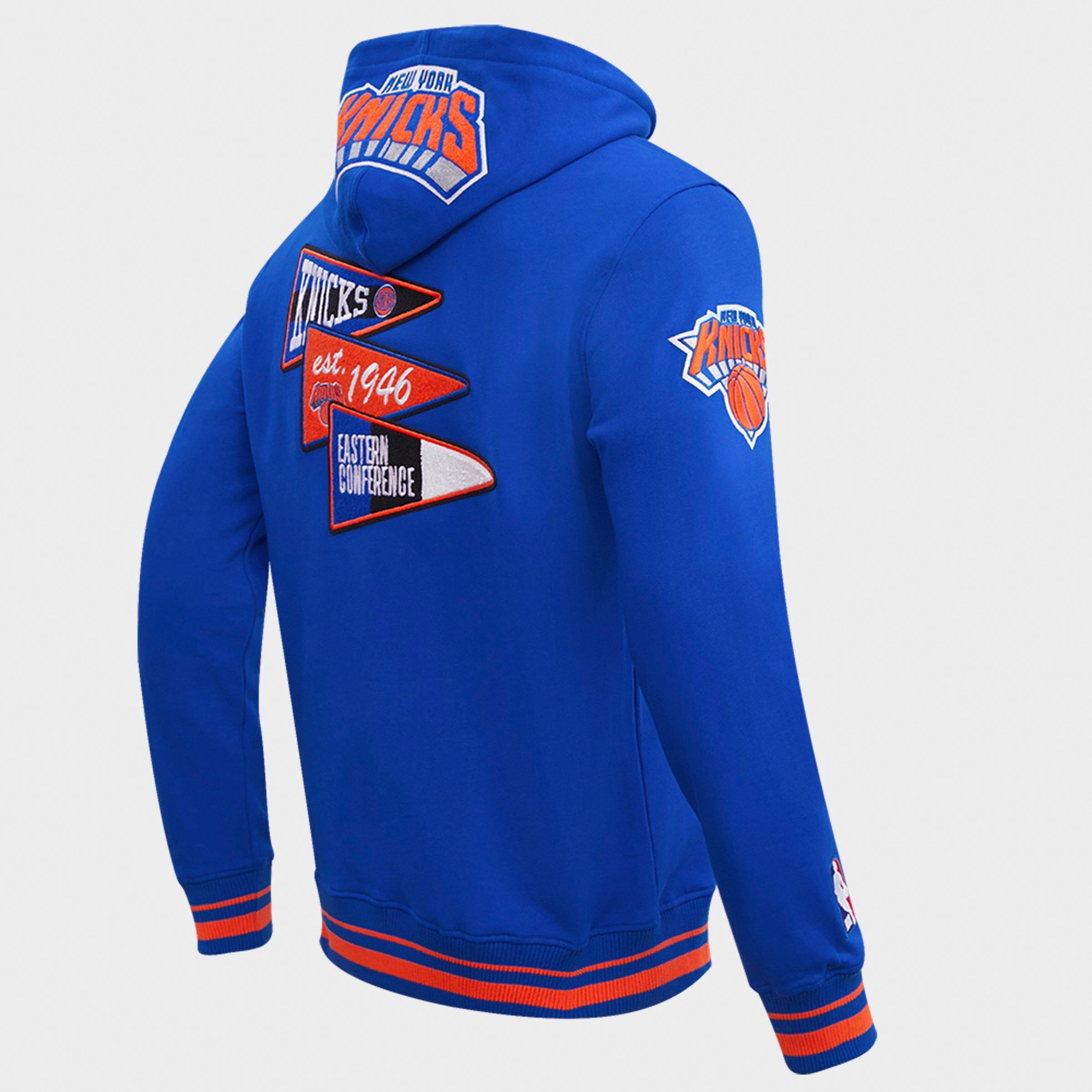 Men's Pro Standard New York Knicks NBA Team Pennants Fleece Pullover Hoodie