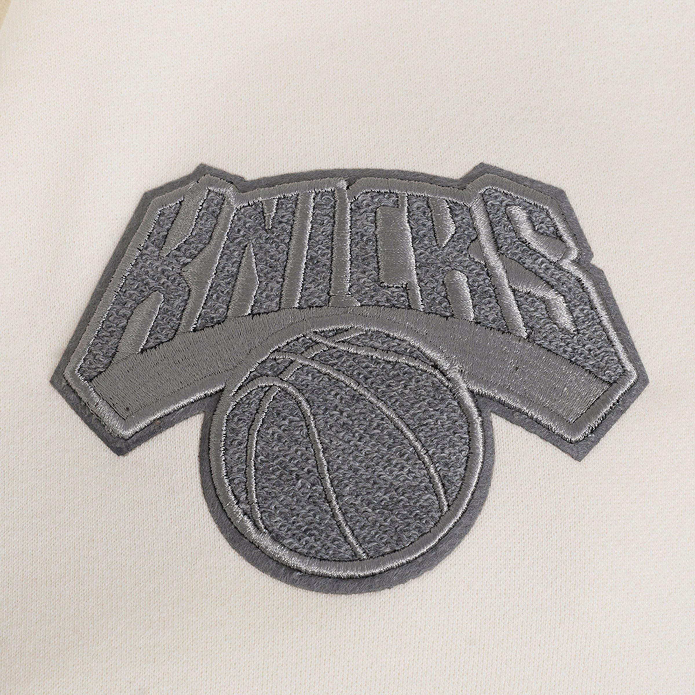 Men's Pro Standard New York Knicks NBA Reverse French Terry Crewneck Sweatshirt