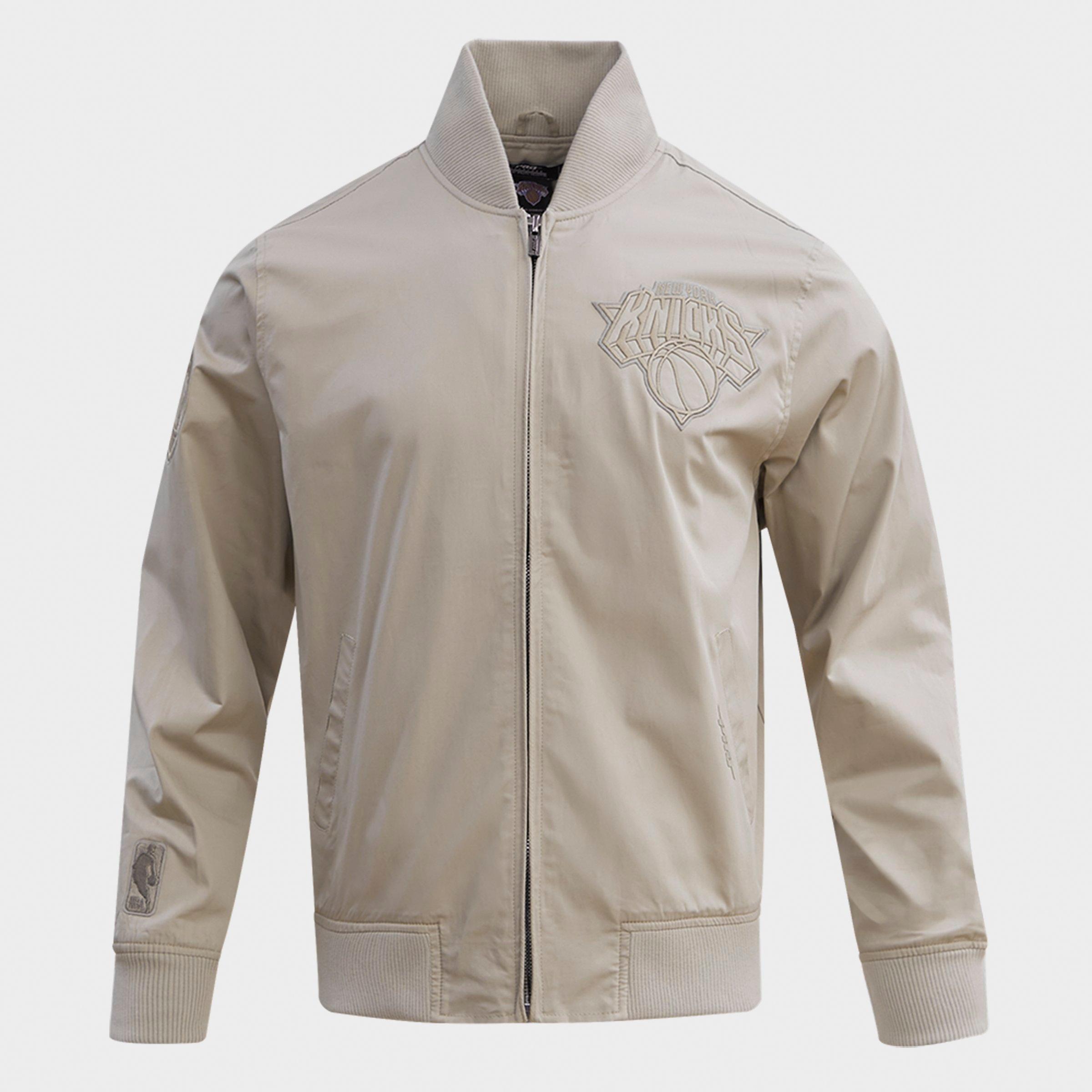 Men's Pro Standard New York Knicks NBA Neutral Twill Jacket