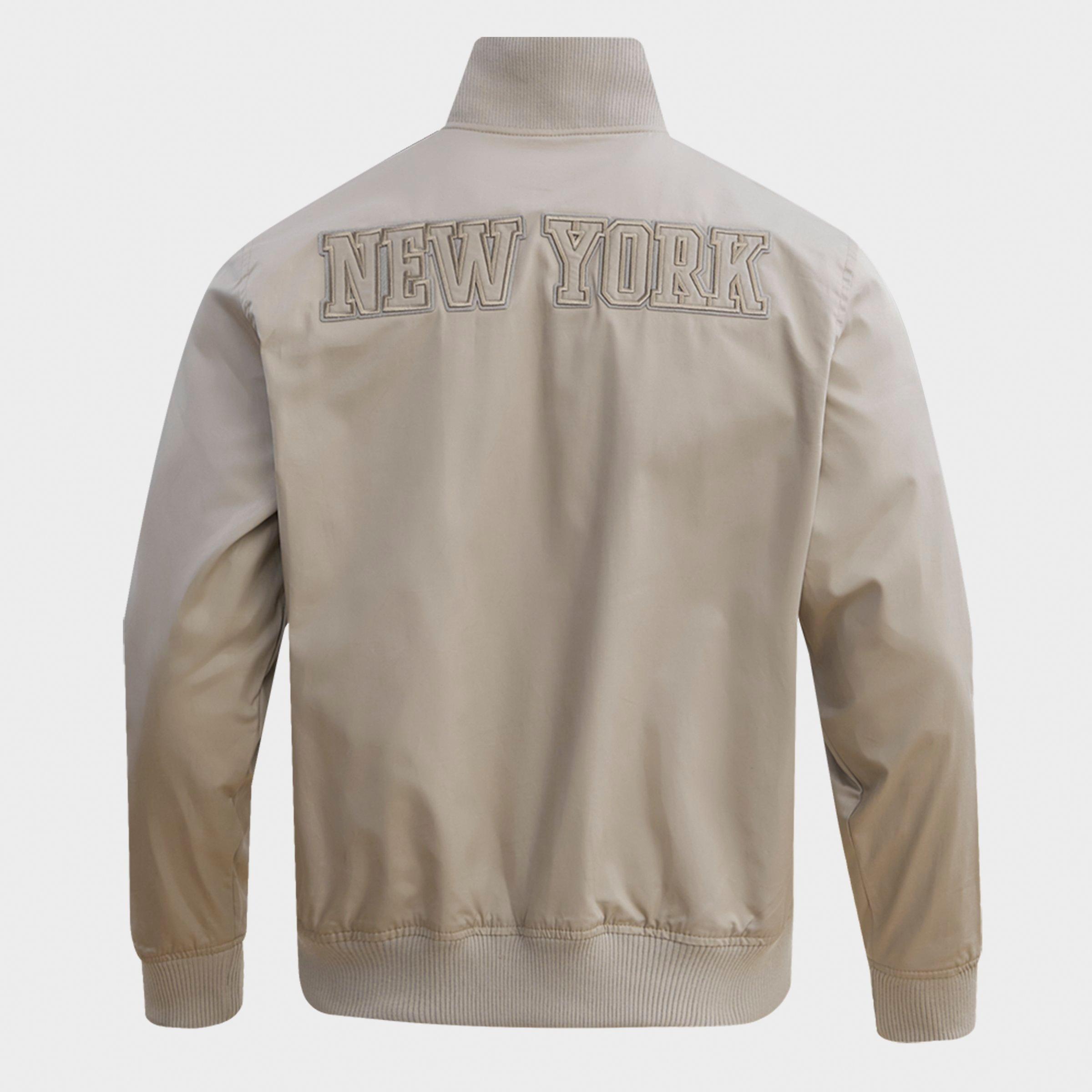Men's Pro Standard New York Knicks NBA Neutral Twill Jacket