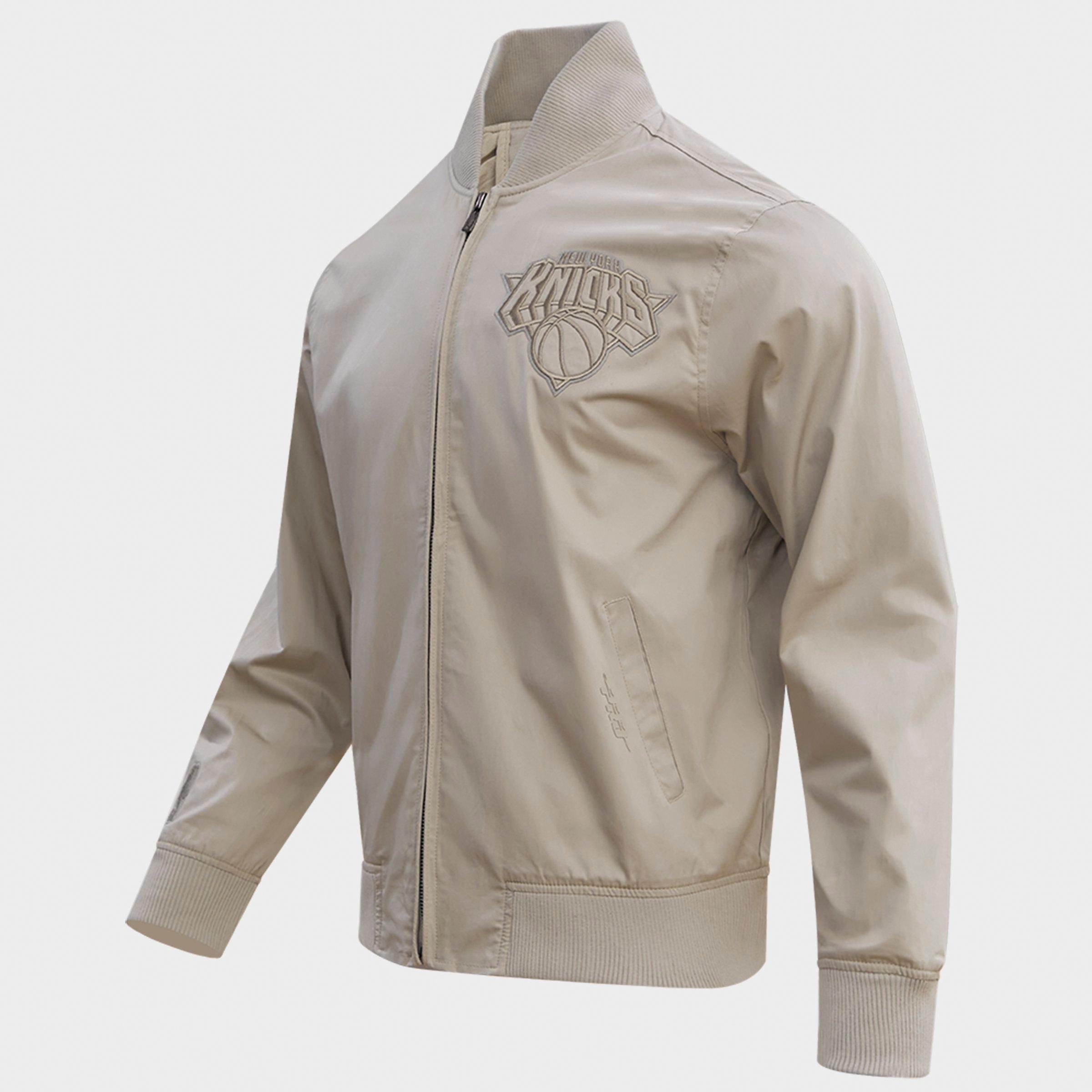 Men's Pro Standard New York Knicks NBA Neutral Twill Jacket