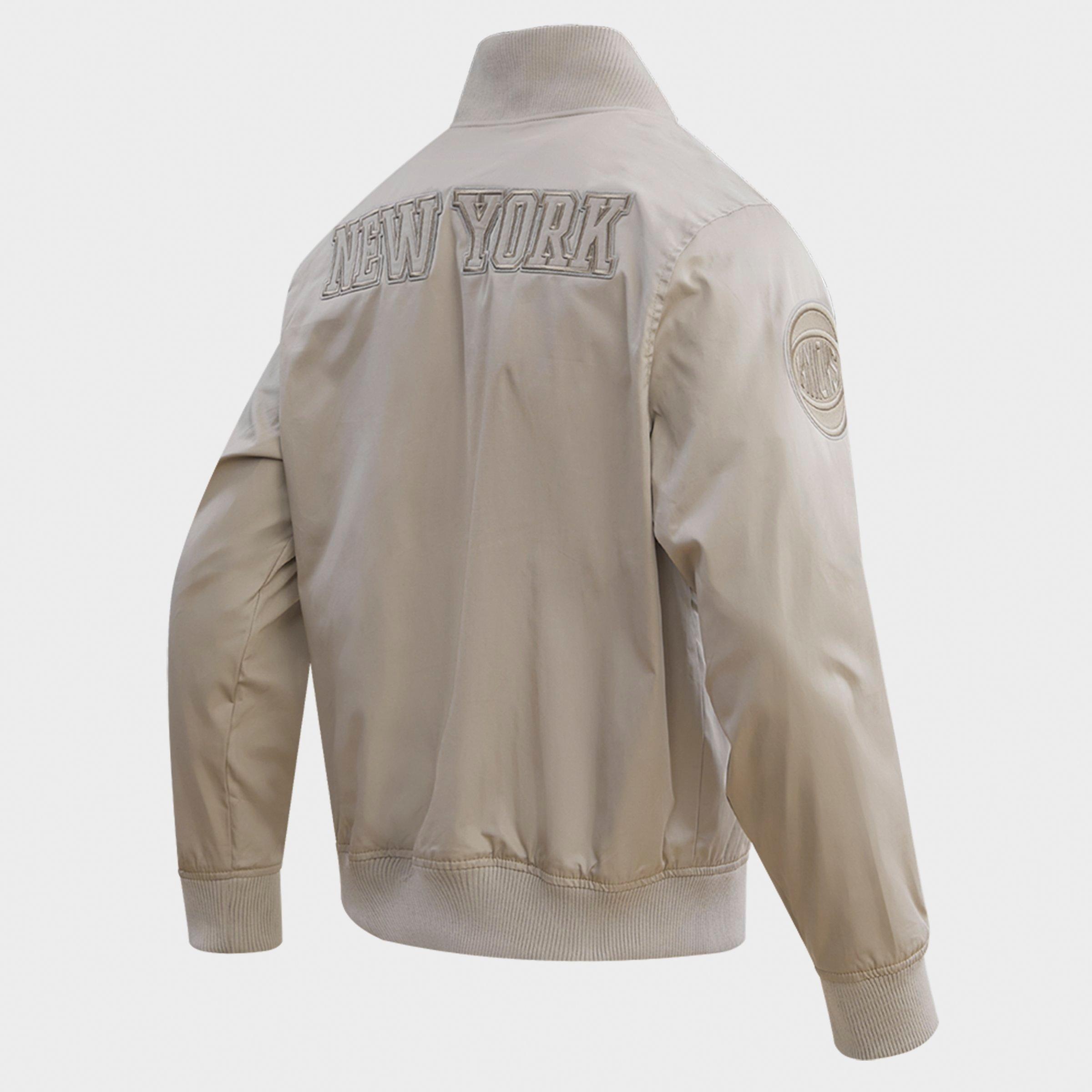 Men's Pro Standard New York Knicks NBA Neutral Twill Jacket