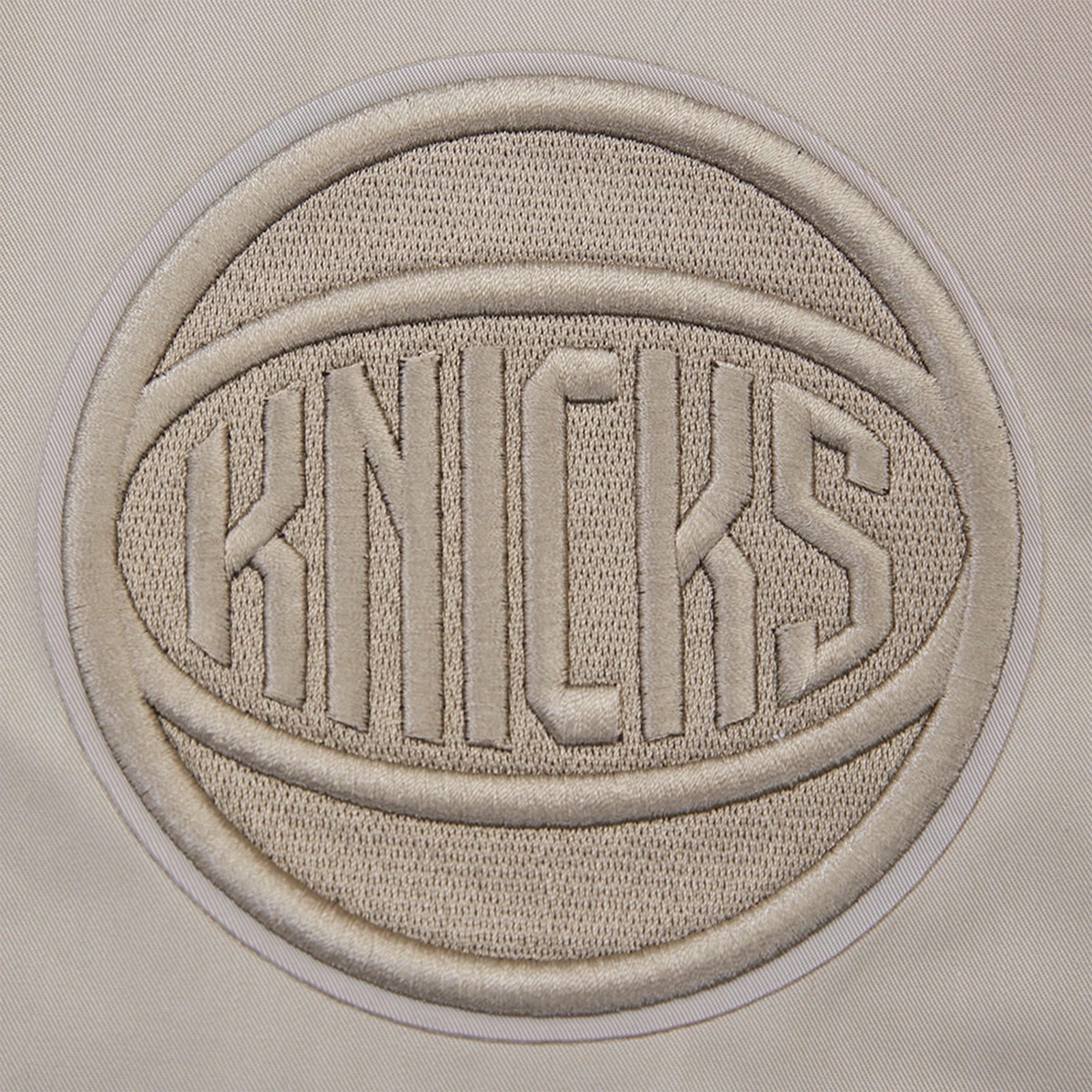 Men's Pro Standard New York Knicks NBA Neutral Twill Jacket