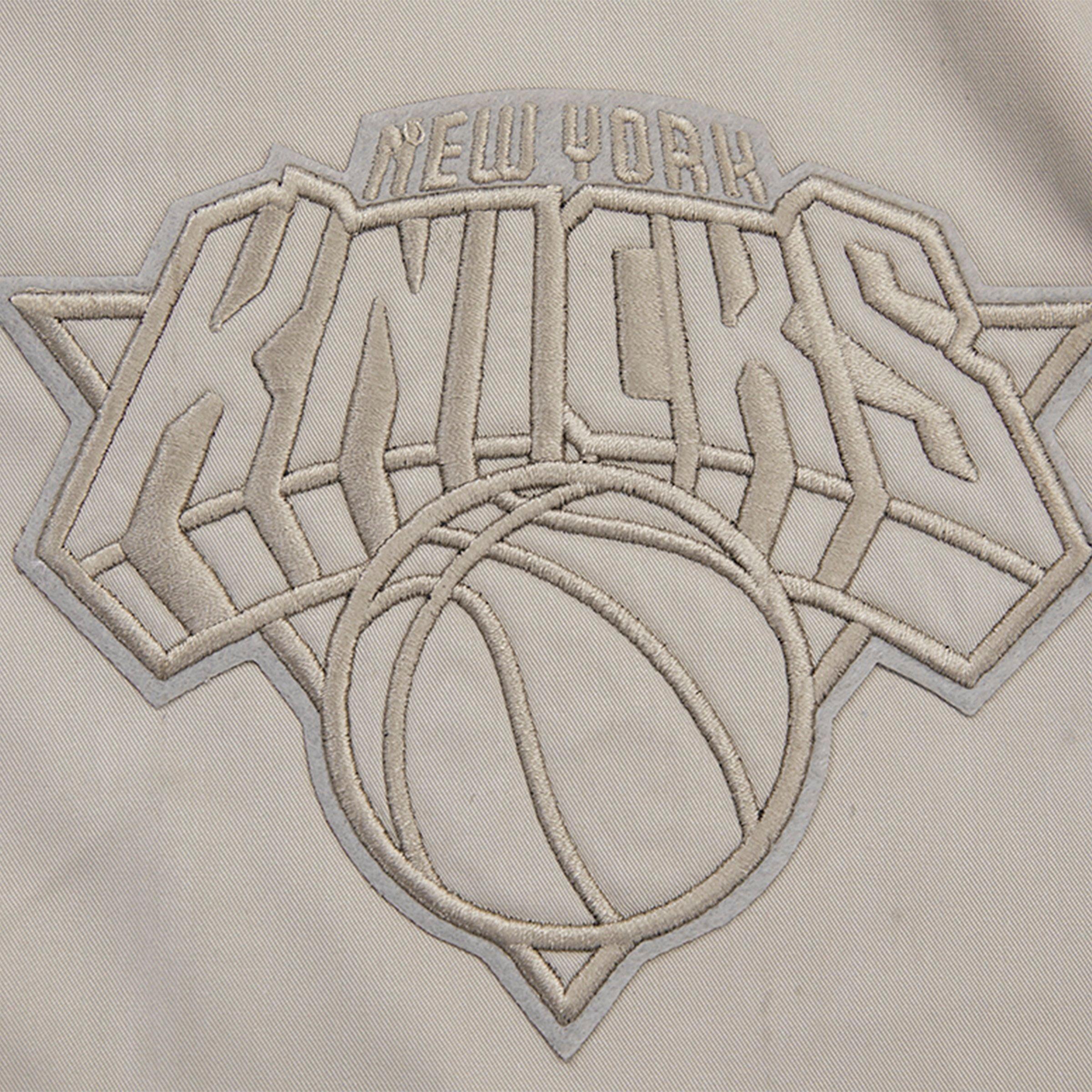 Men's Pro Standard New York Knicks NBA Neutral Twill Jacket