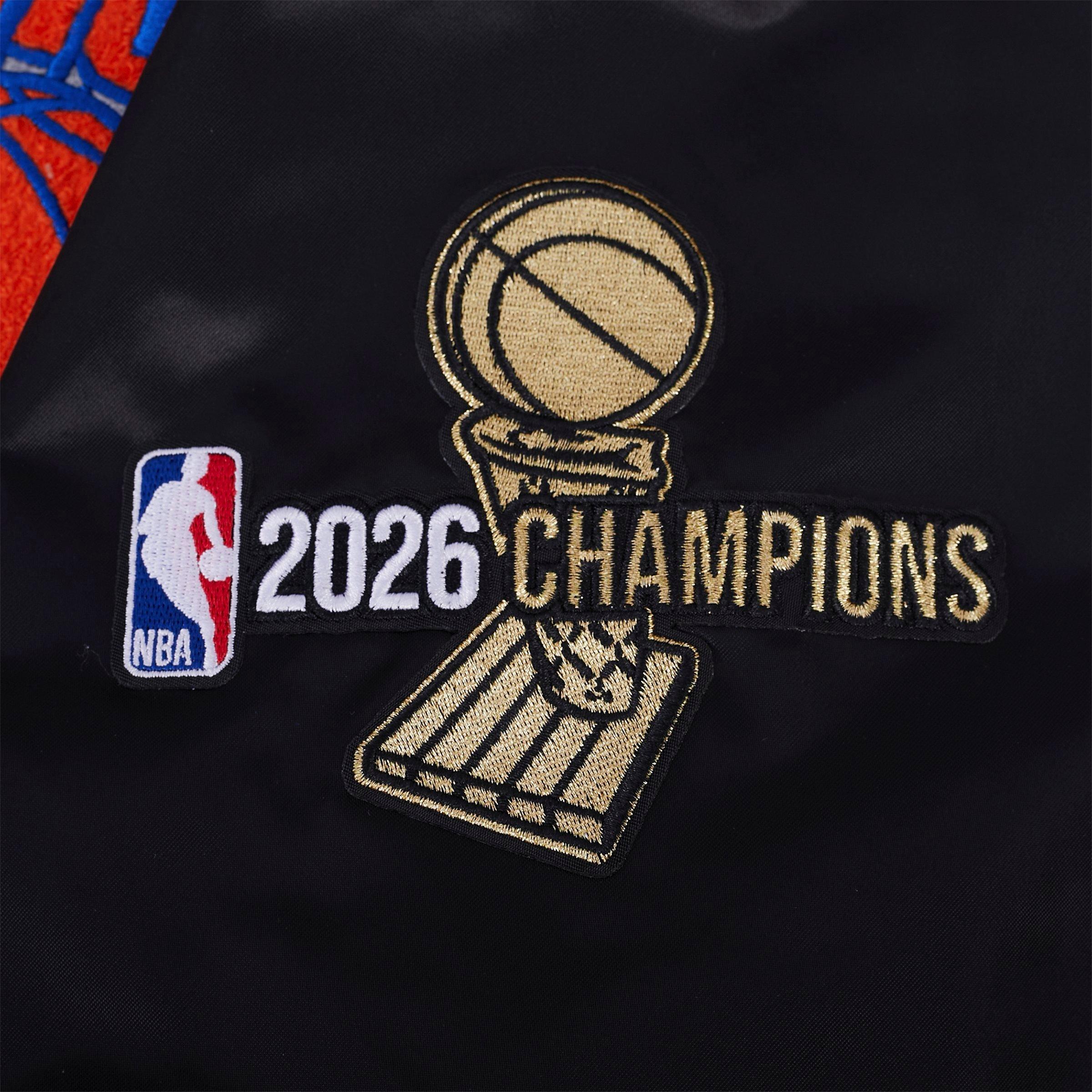 Men's Pro Standard New York Knicks NBA Championship 2026 Satin Jacket