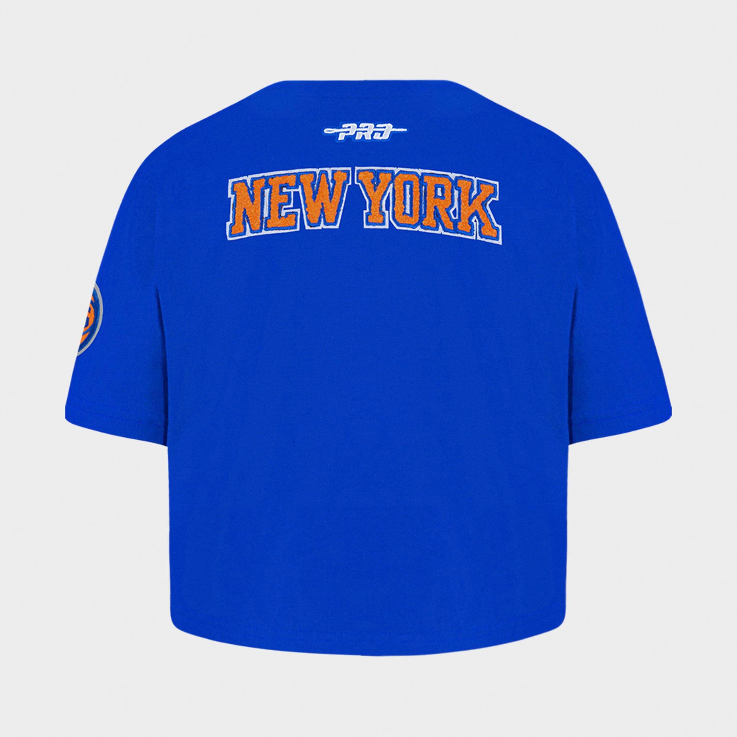 Girls' Little Kids' Pro Standard New York Knicks NBA Boxy Cropped T-Shirt