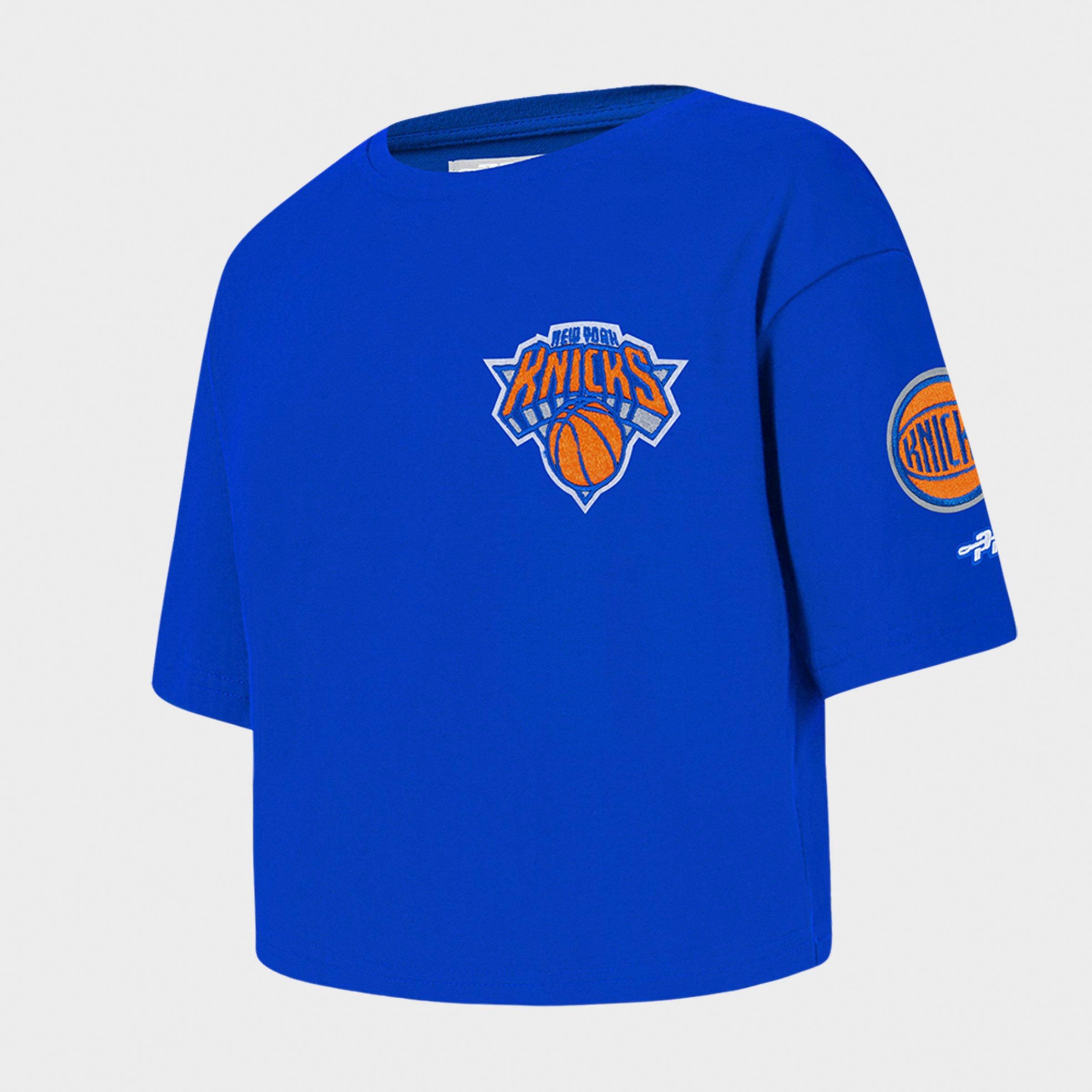 Girls' Little Kids' Pro Standard New York Knicks NBA Boxy Cropped T-Shirt