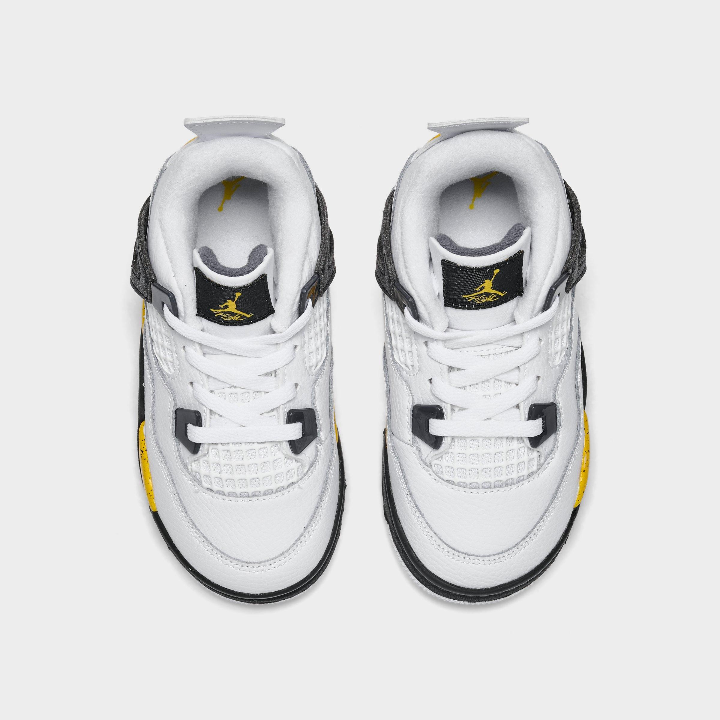 Kids' Toddler Air Jordan Retro 4 Basketball Shoes