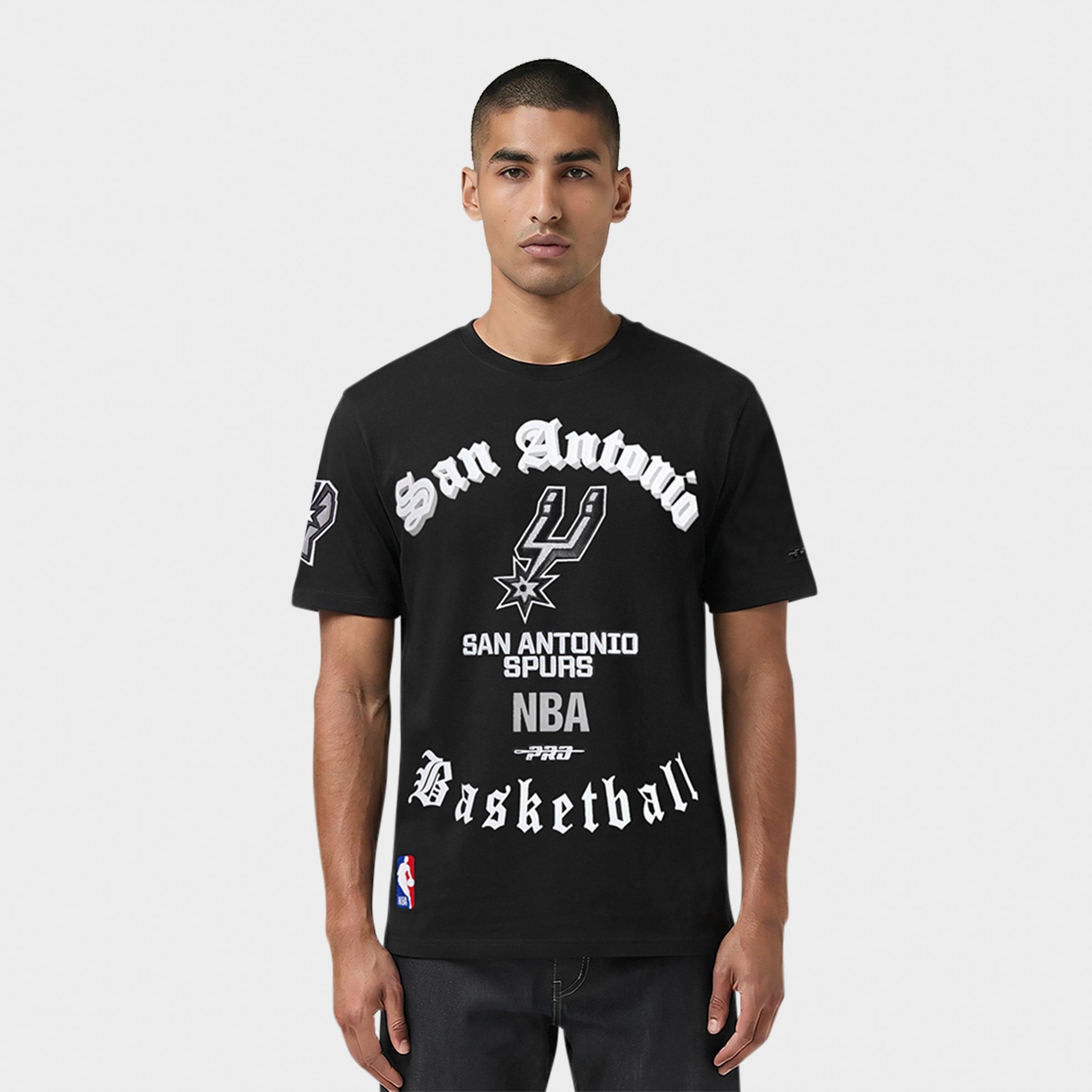 Men's Pro Standard San Antonio Spurs NBA Old English T-Shirt