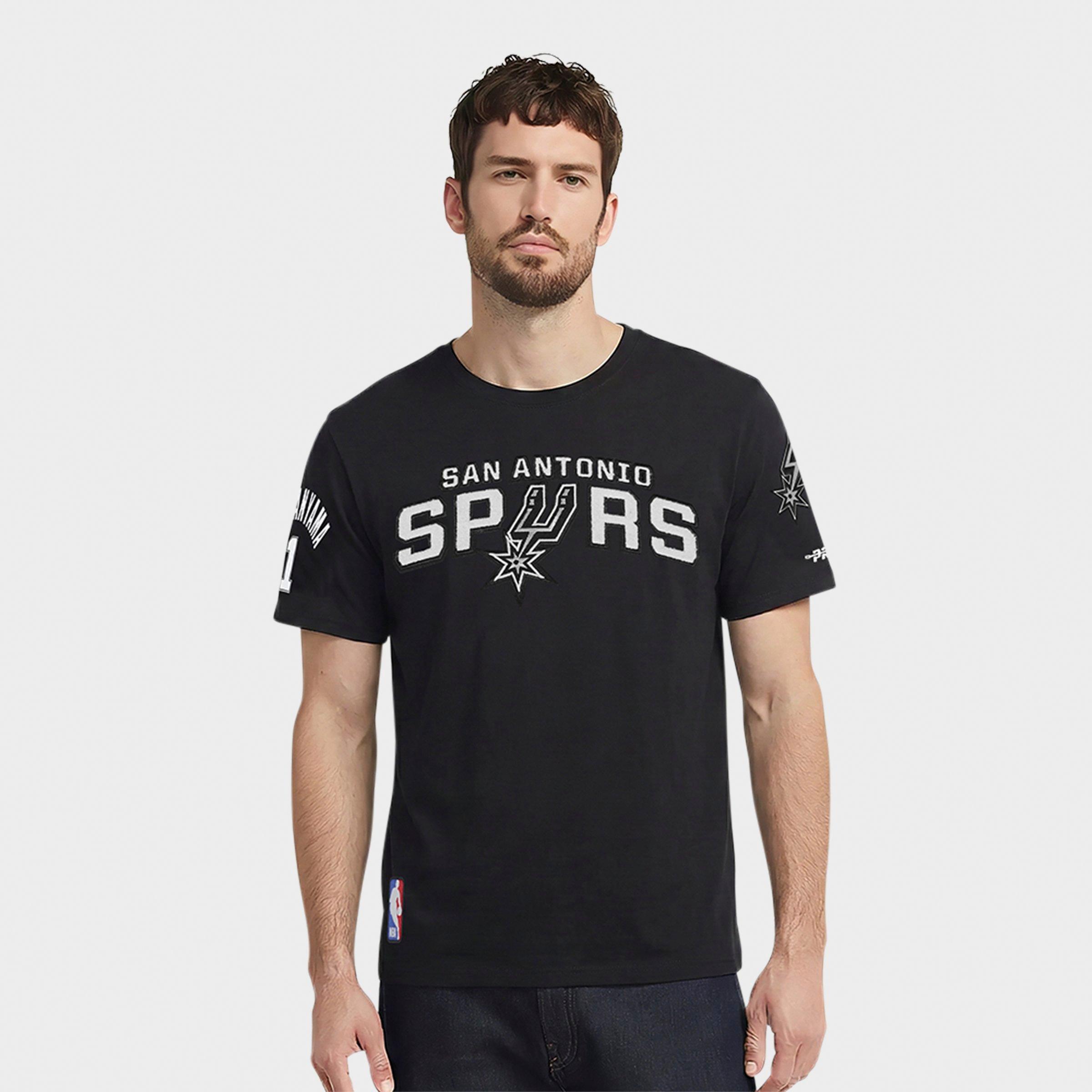 Men's Pro Standard Victor Wembanyama San Antonio Spurs NBA Classic Name and Number T-Shirt