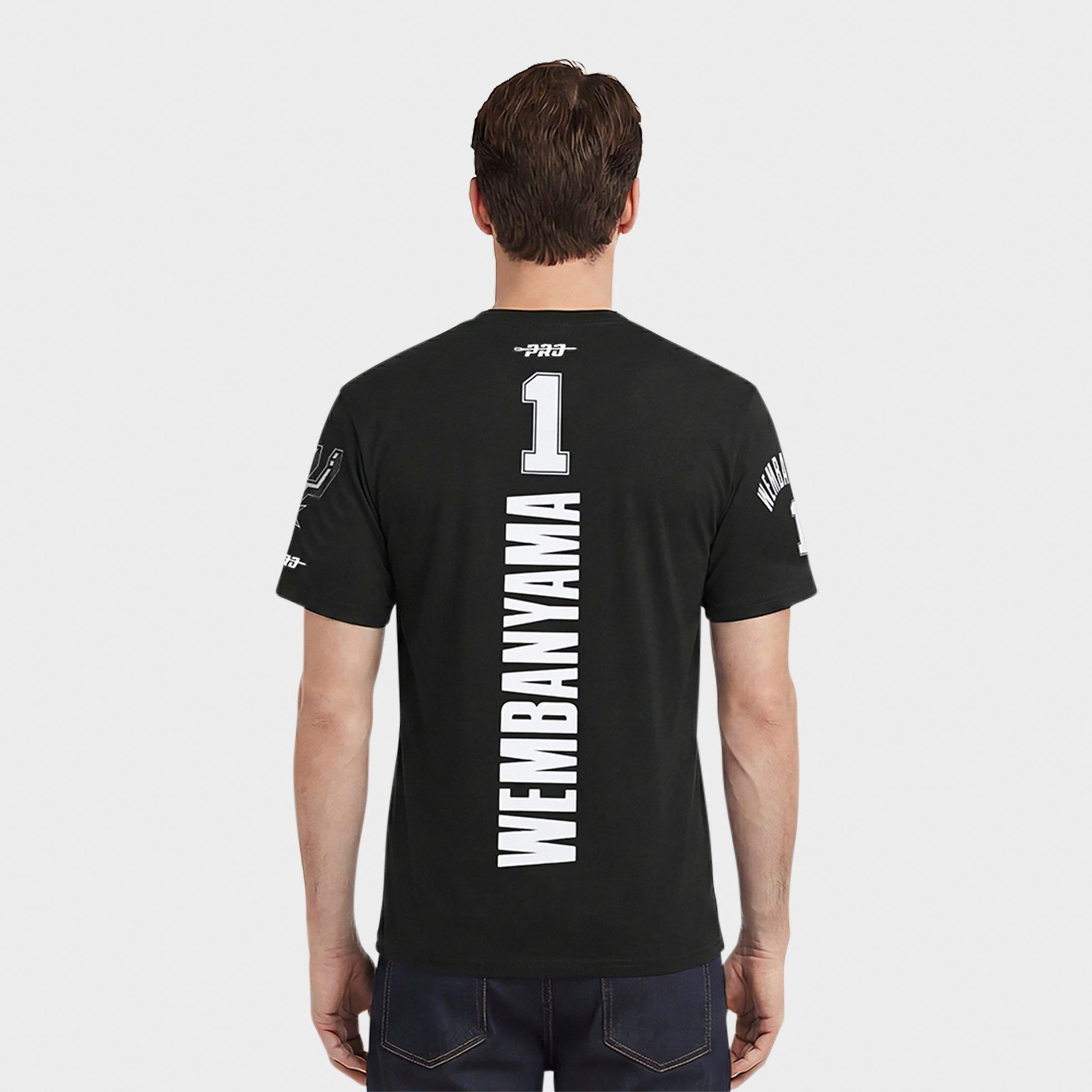 Men's Pro Standard Victor Wembanyama San Antonio Spurs NBA Classic Name and Number T-Shirt