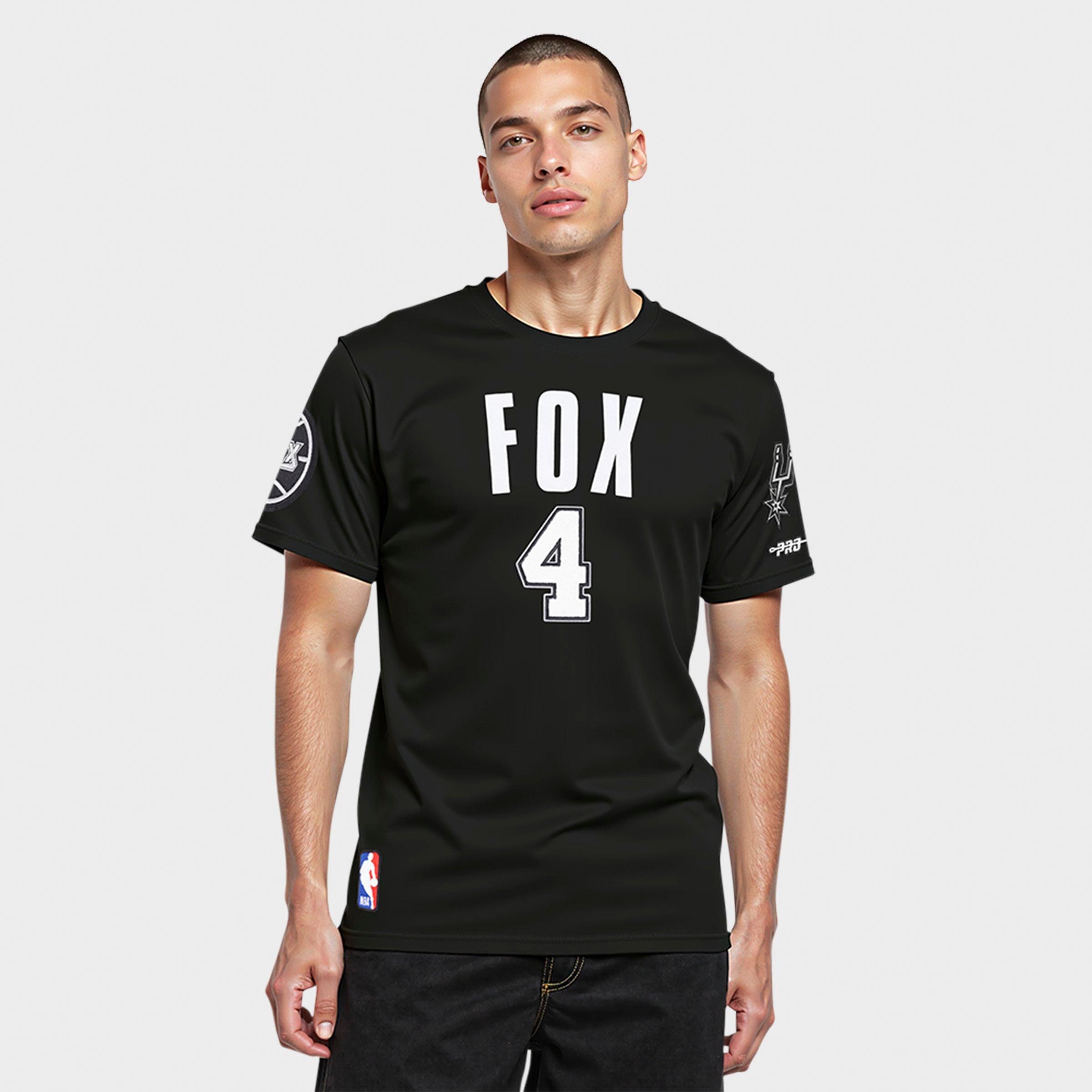 Men's Pro Standard De'Aaron Fox San Antonio Spurs NBA Name and Number T-Shirt