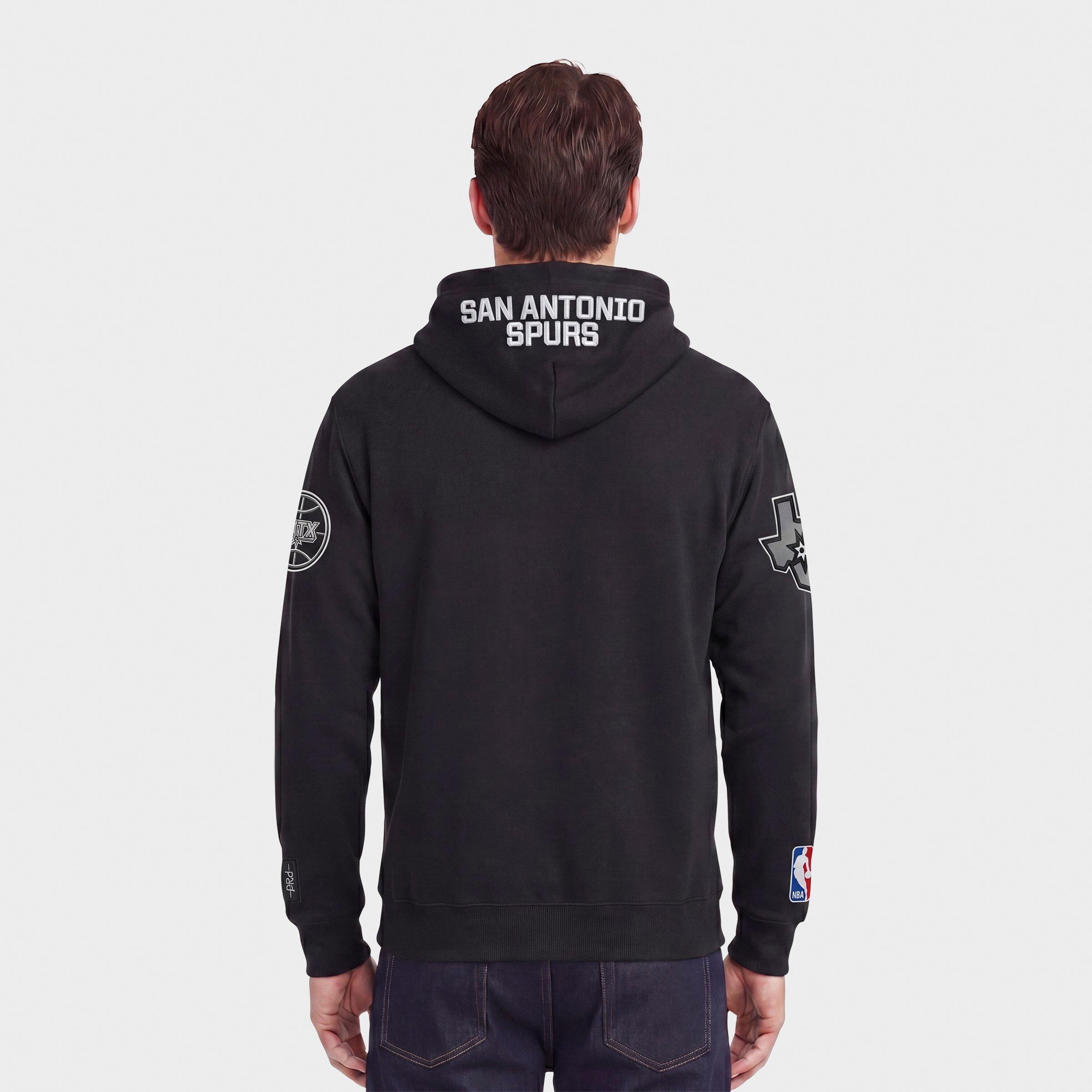 Men's Pro Standard San Antonio Spurs NBA Old English Fleece Pullover Hoodie