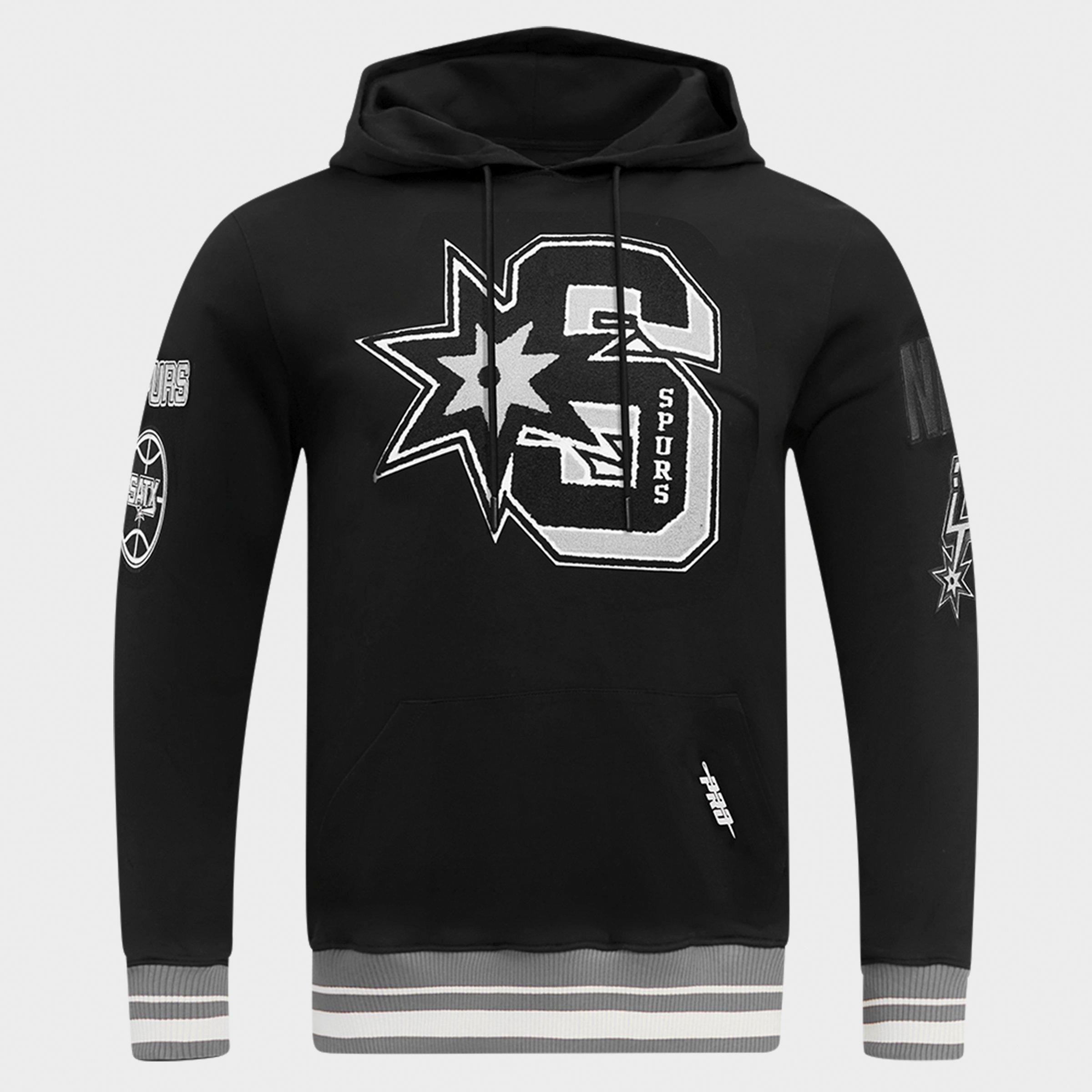 Men's Pro Standard San Antonio Spurs NBA Mashup Fleece Pullover Hoodie