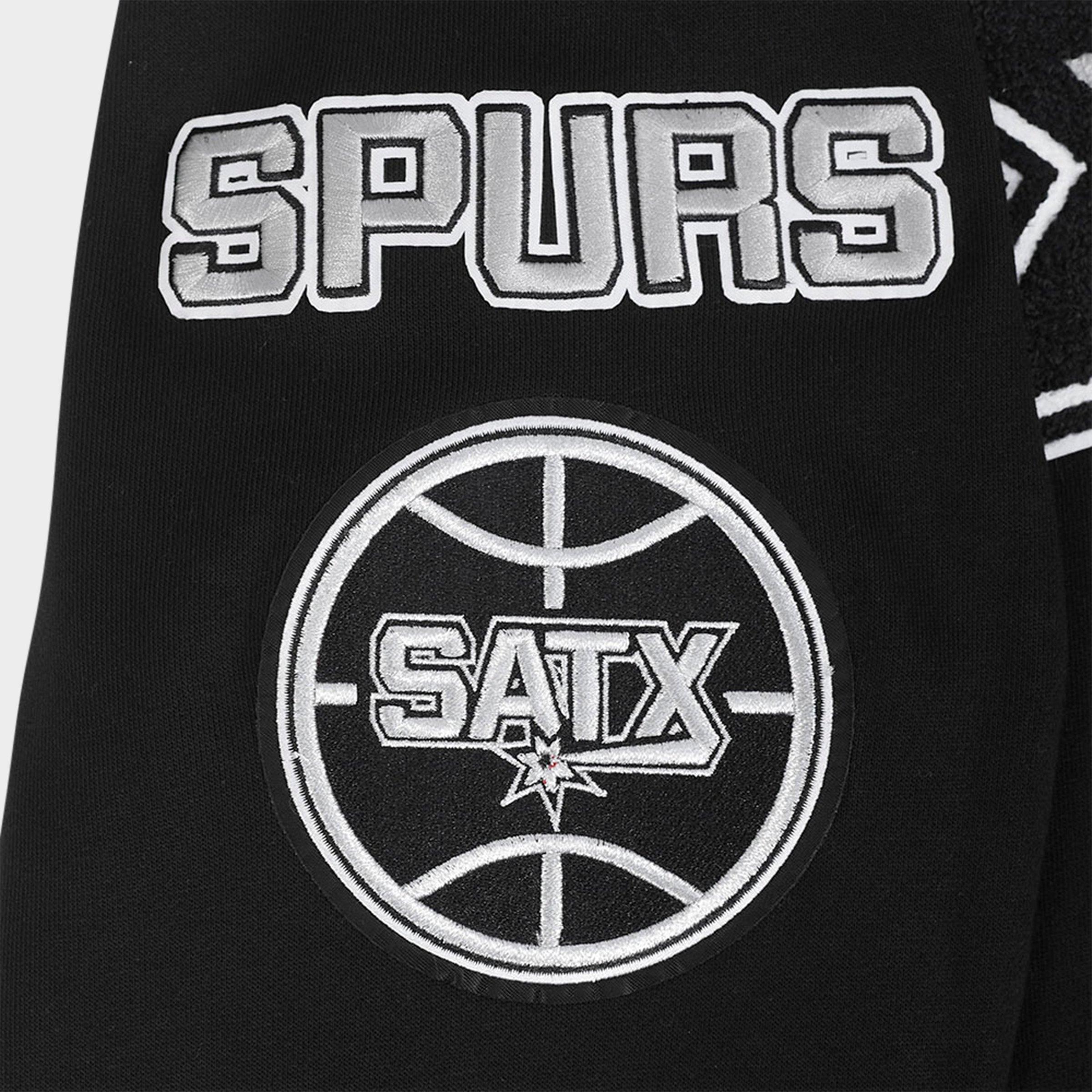 Men's Pro Standard San Antonio Spurs NBA Mashup Fleece Pullover Hoodie