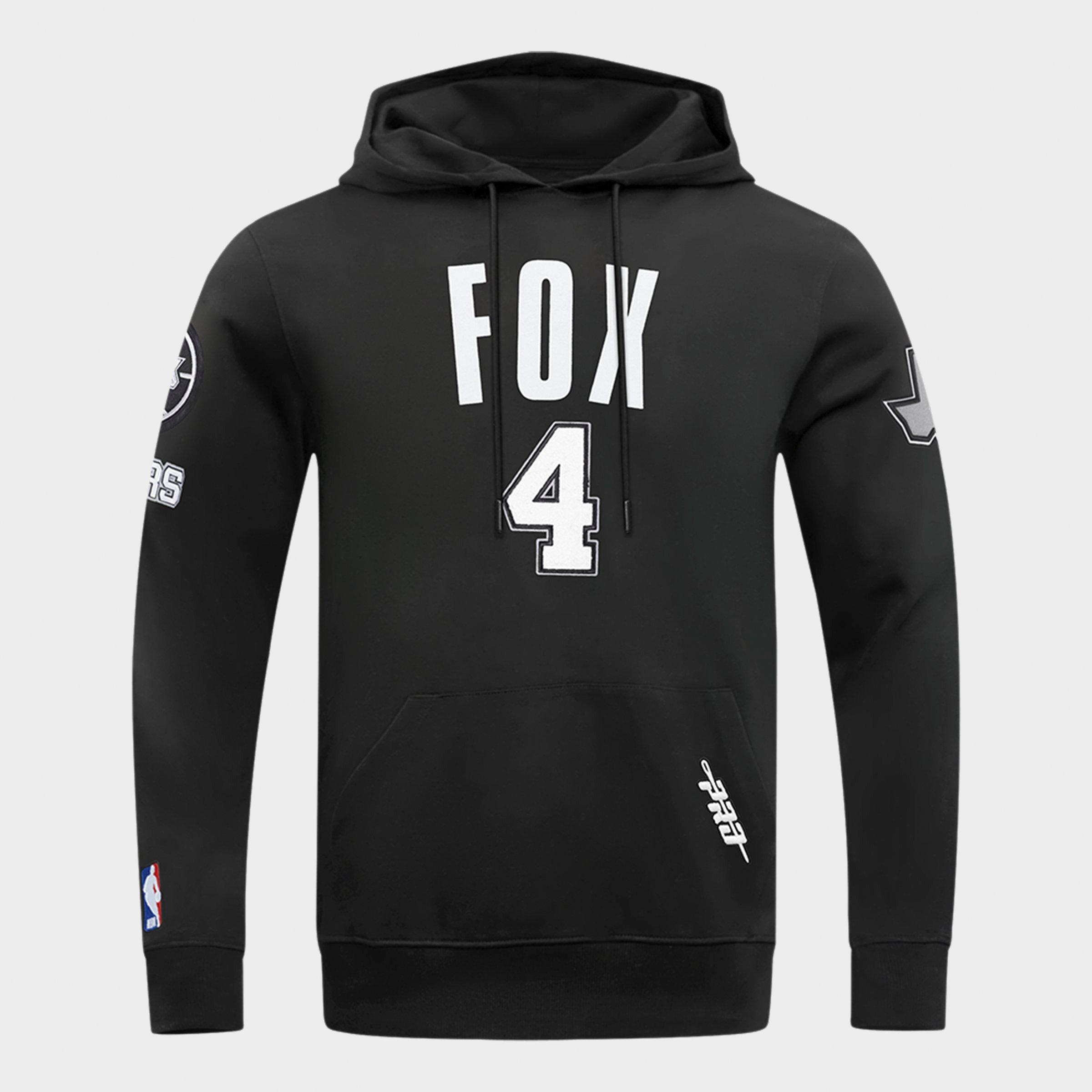 Men's Pro Standard De'Aaron Fox San Antonio Spurs NBA Name and Number Pullover Hoodie