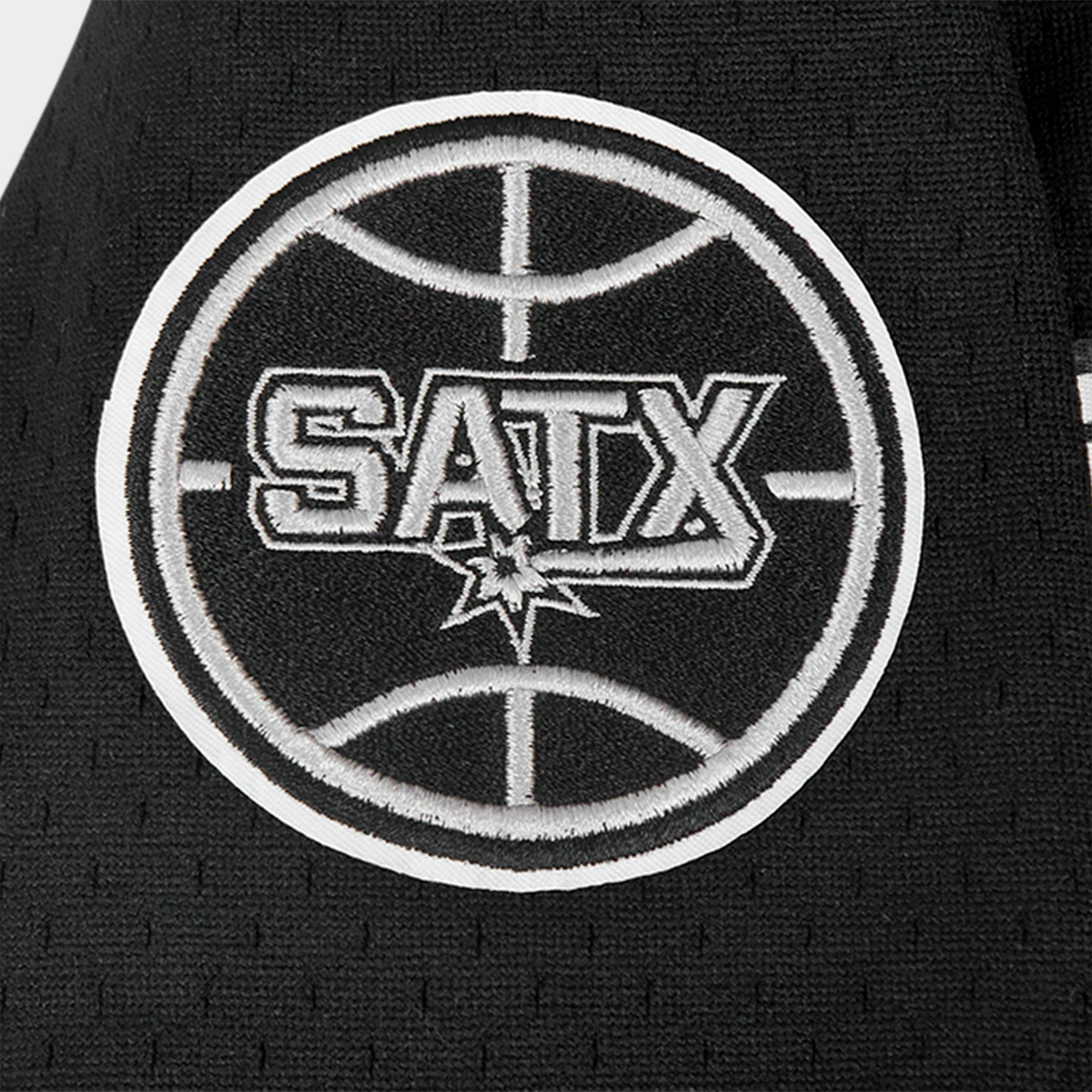 Big Kids' Pro Standard San Antonio Spurs NBA Mesh Button Down T-Shirt