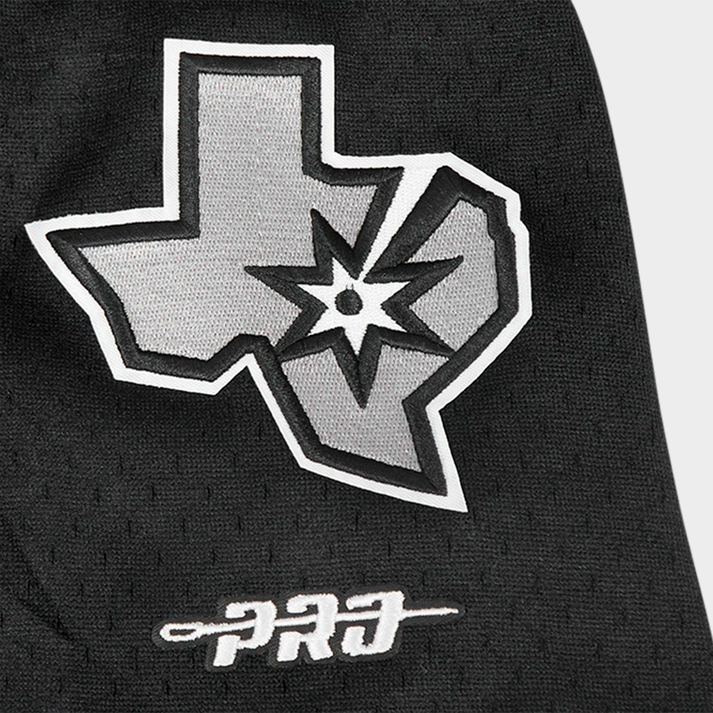 Big Kids' Pro Standard San Antonio Spurs NBA Mesh Button Down T-Shirt