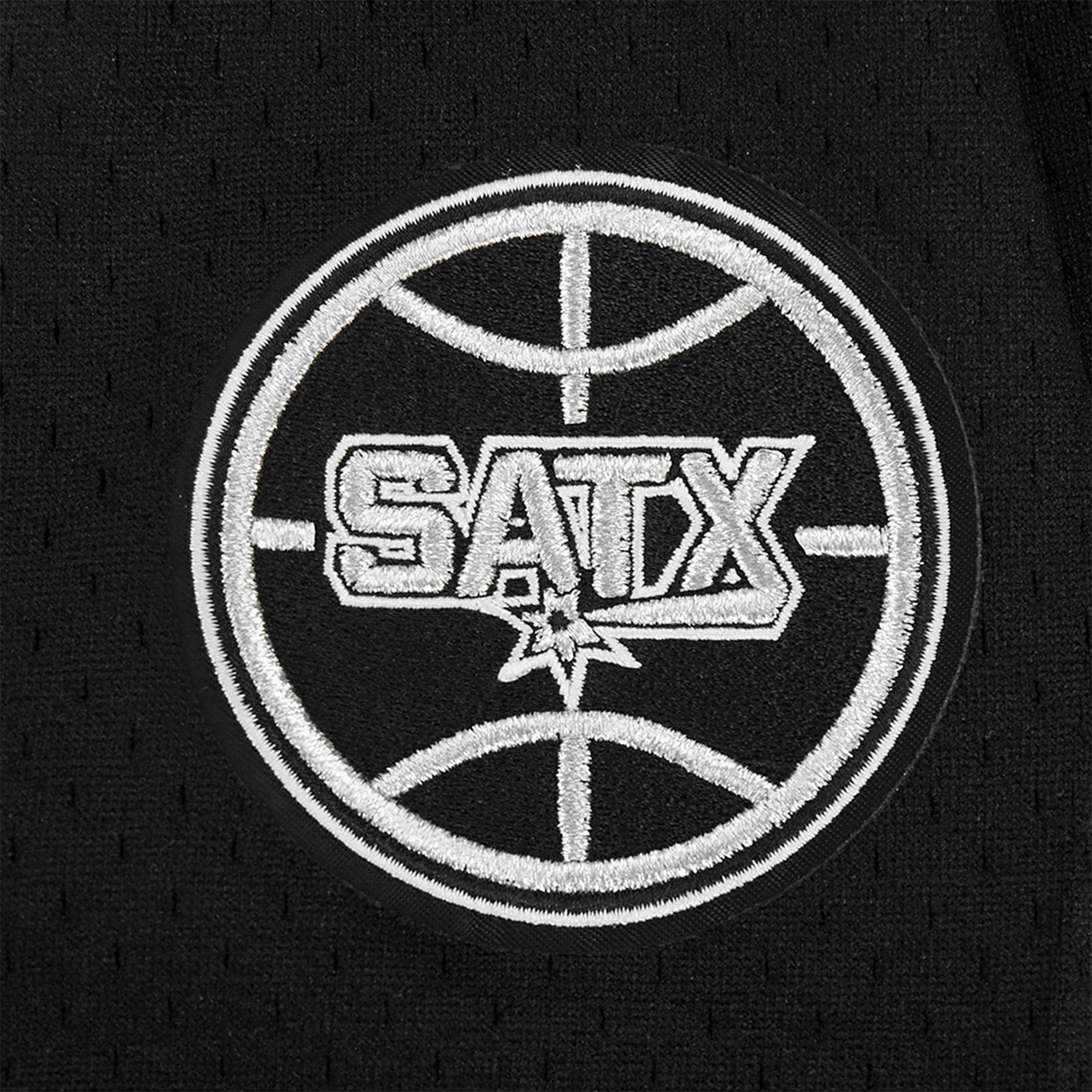 Big Kids' Pro Standard San Antonio Spurs NBA Wembanyama Mesh Button Down T-Shirt