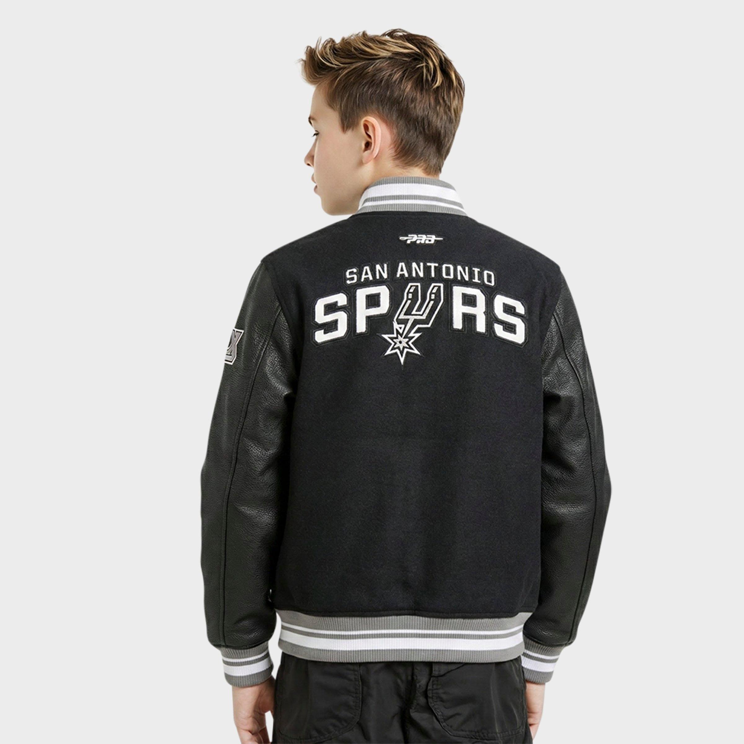 Big Kids' Pro Standard San Antonio Spurs NBA Wool Varsity Jacket