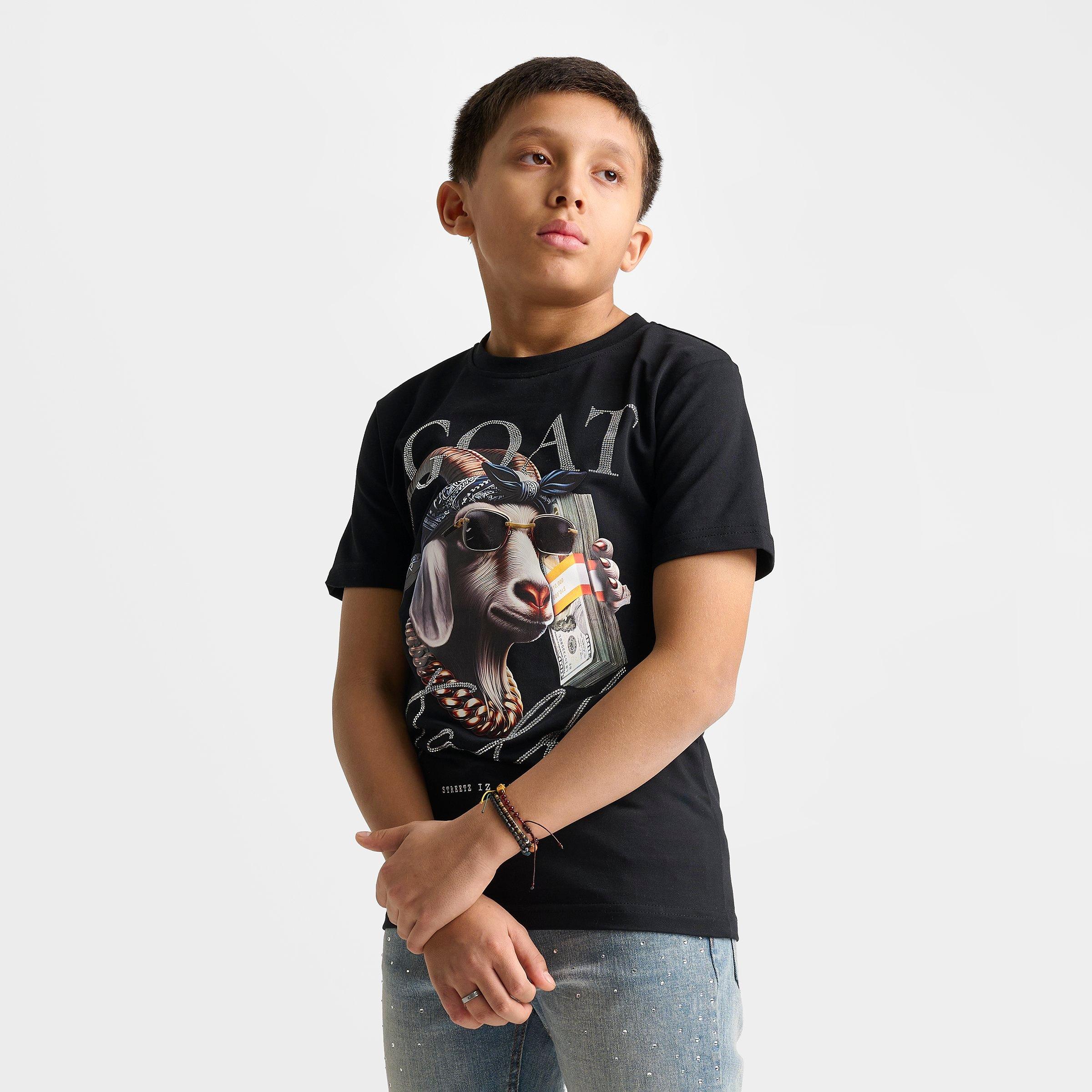 Big Kids' Streetz Iz Watchin Goat Talk T-Shirt