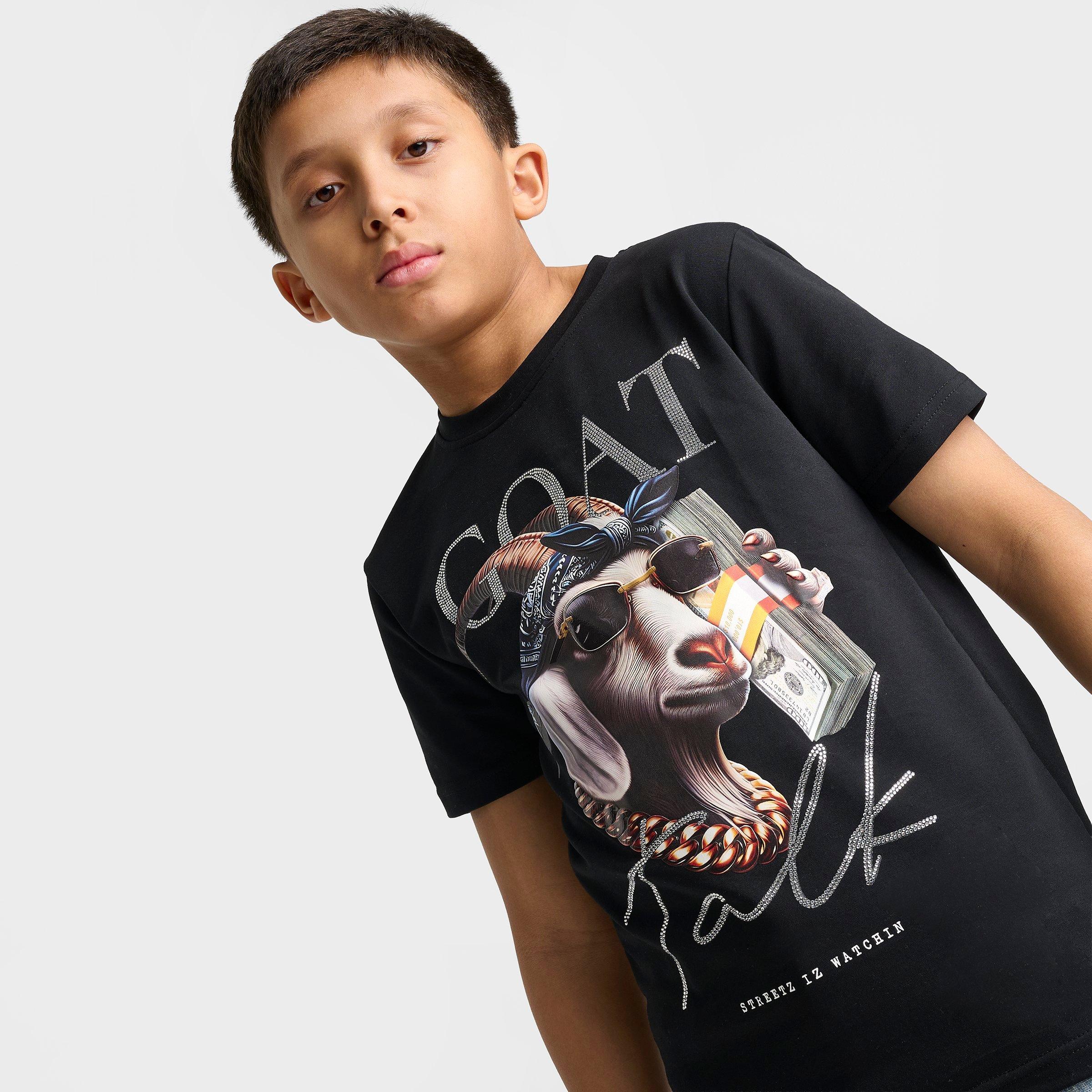 Big Kids' Streetz Iz Watchin Goat Talk T-Shirt