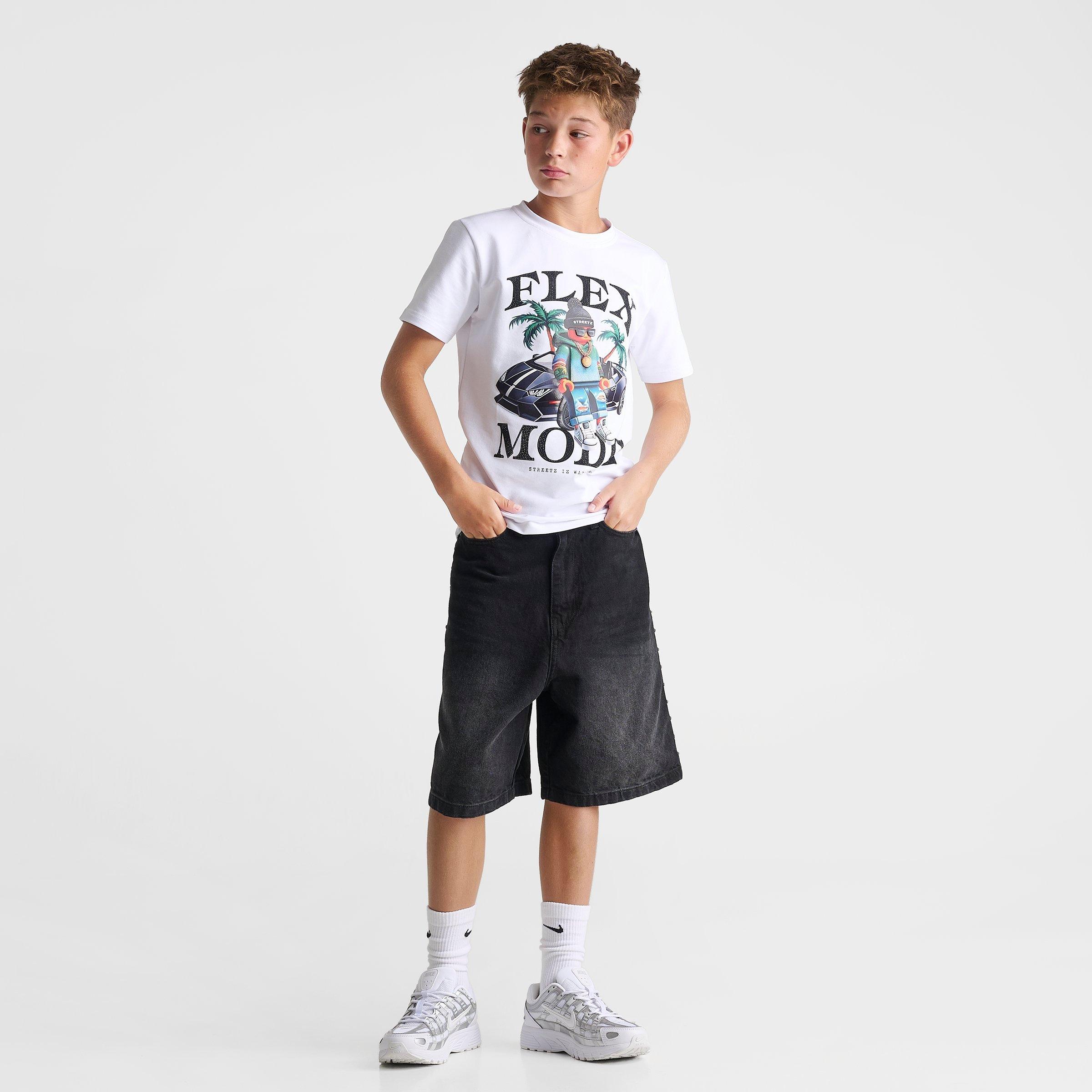 Big Kids' Streetz Iz Watchin Flex Mode T-Shirt