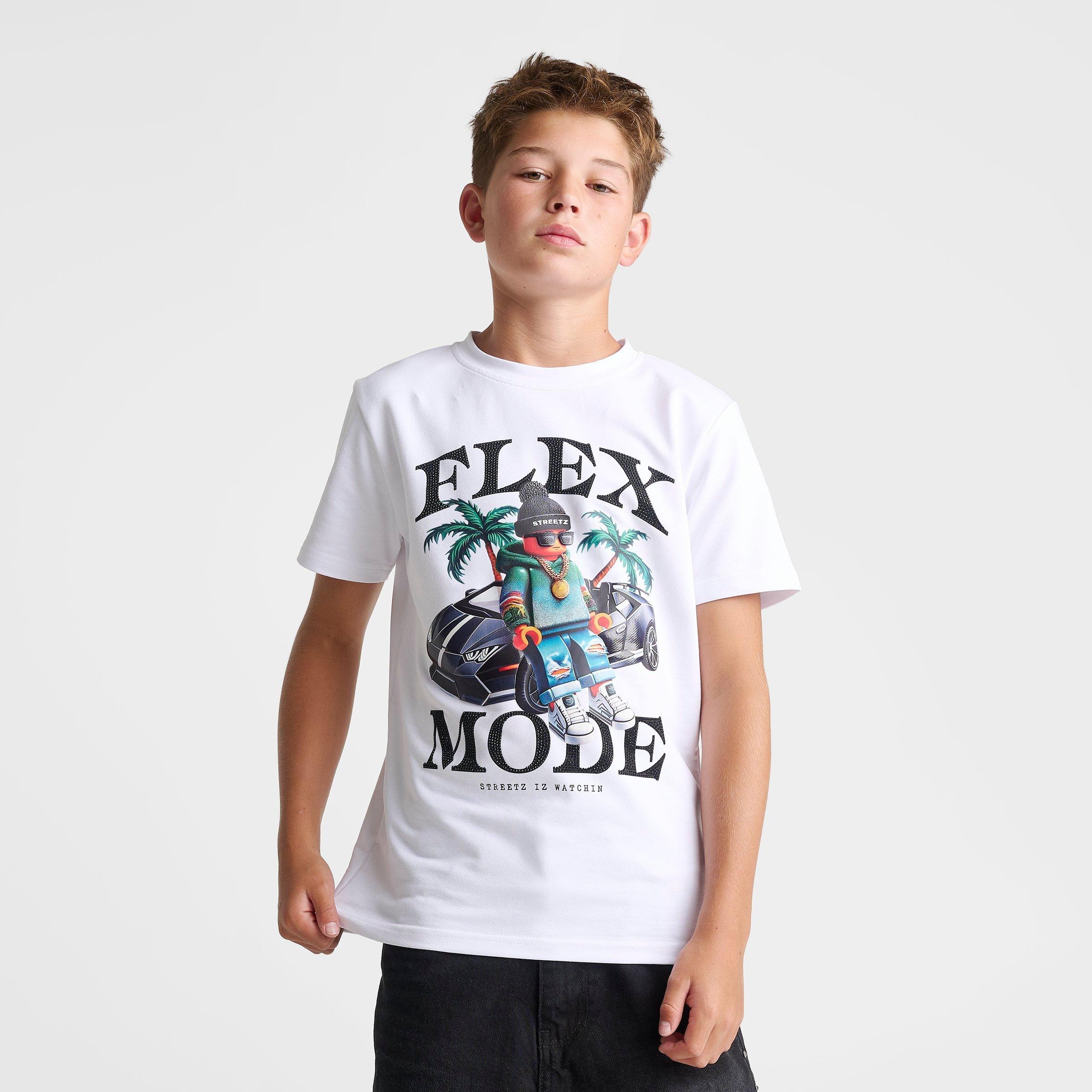 Big Kids' Streetz Iz Watchin Flex Mode T-Shirt