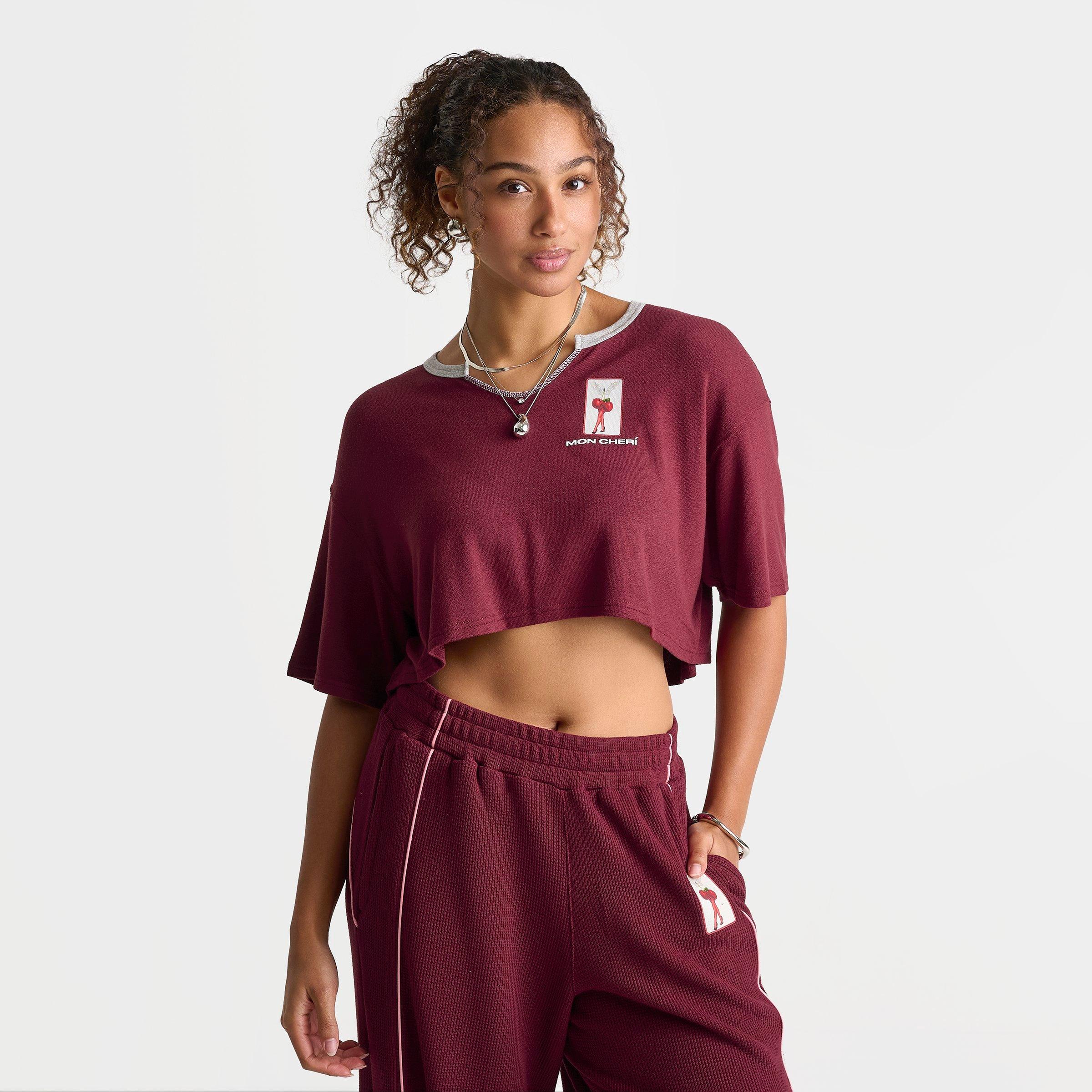 Women's Boys Lie Mon Cheri Tomboy Cropped T-Shirt