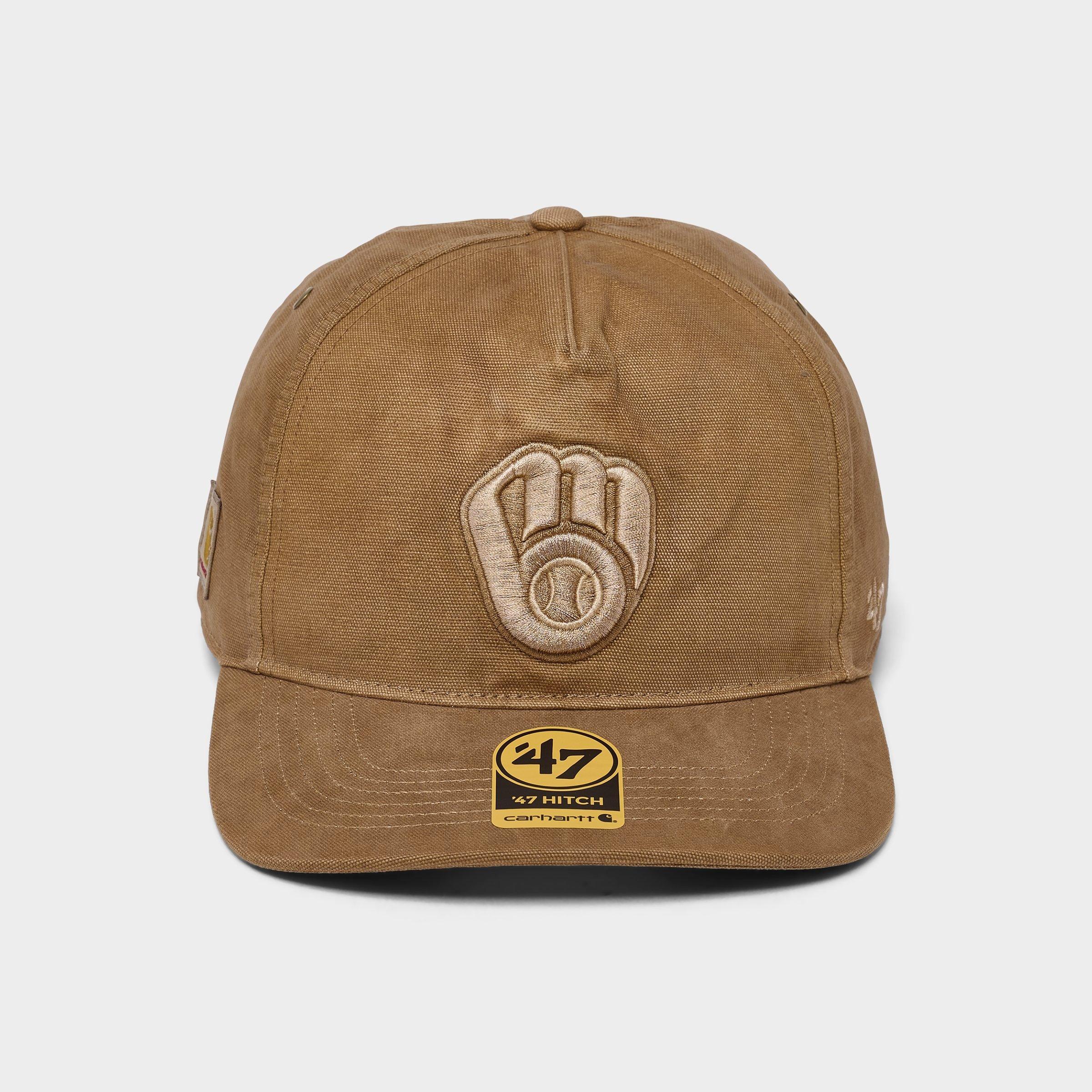 '47 x Carhartt Milwaukee Brewers MLB HITCH Snapback Hat