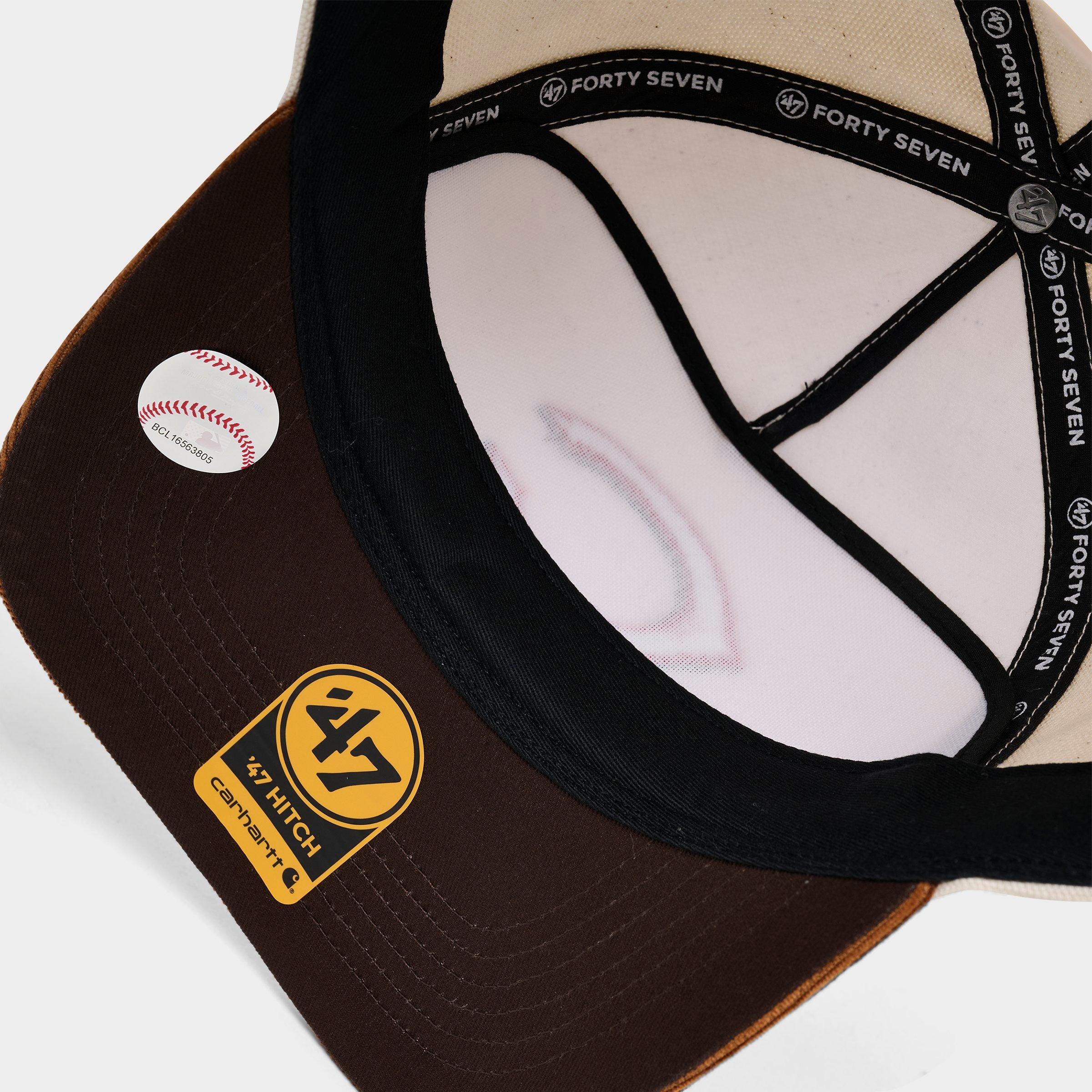 '47 x Carhartt Cincinnati Reds MLB Undyed HITCH Snapback Hat