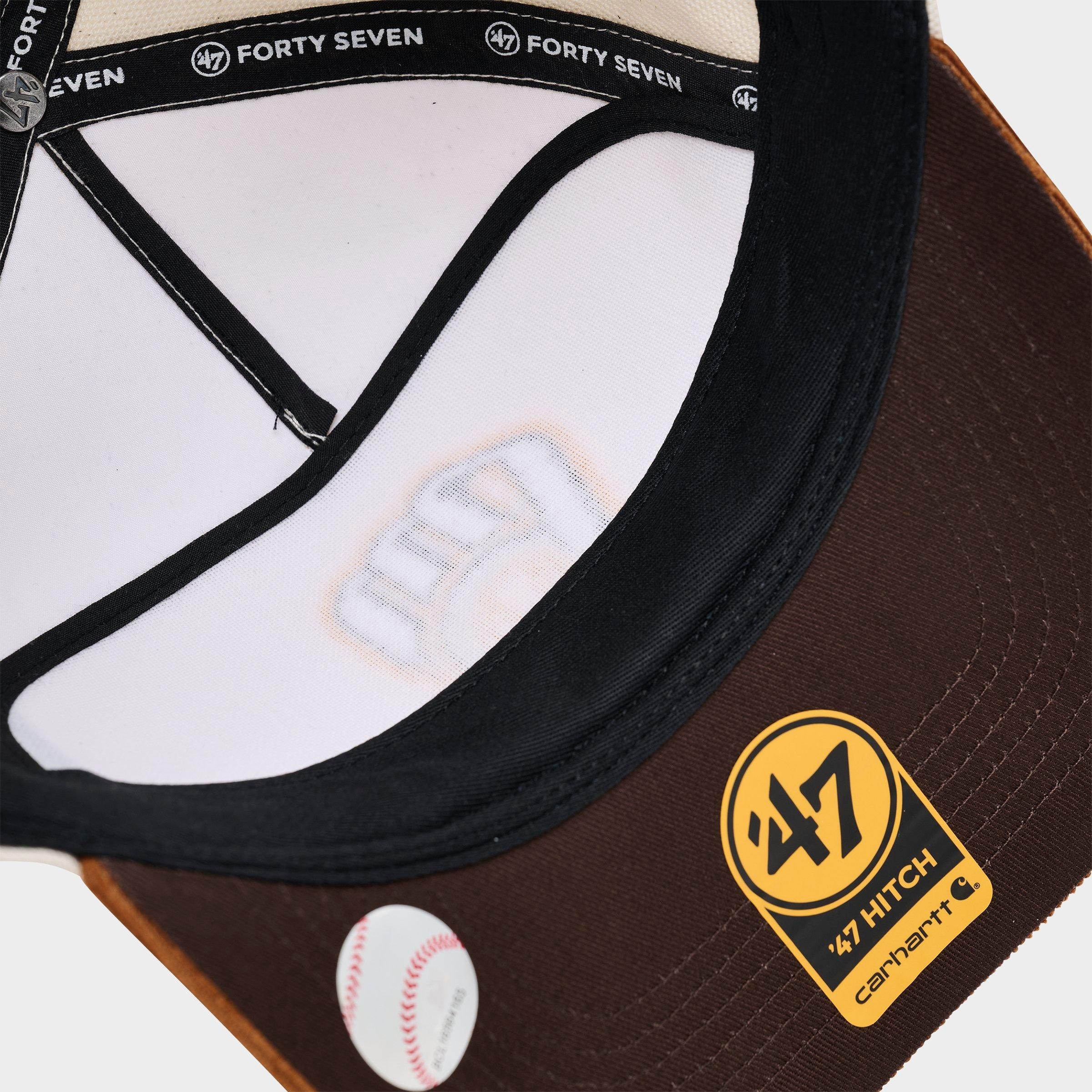'47 x Carhartt Milwaukee Brewers MLB Undyed HITCH Snapback Hat