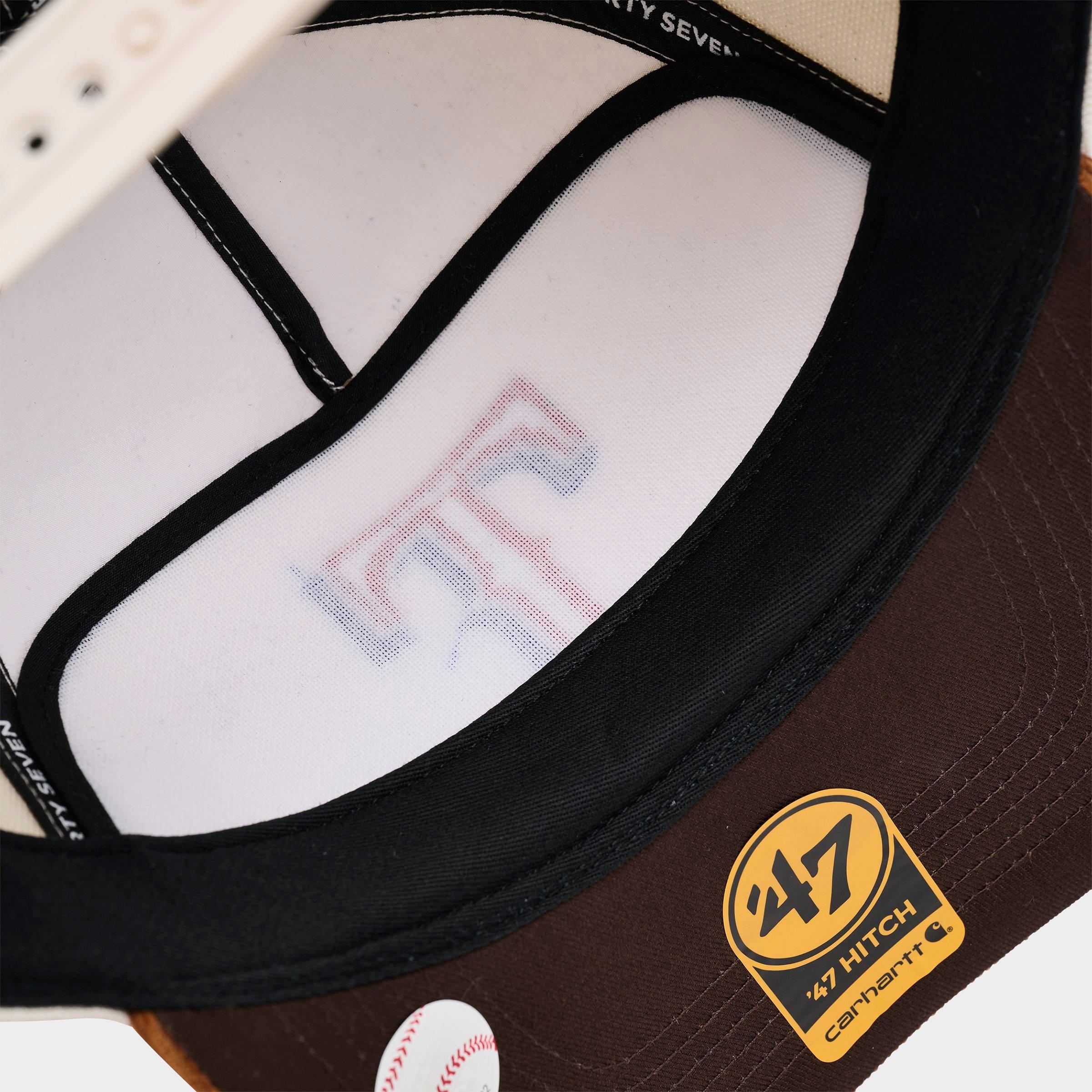 '47 x Carhartt Texas Rangers MLB Undyed HITCH Snapback Hat