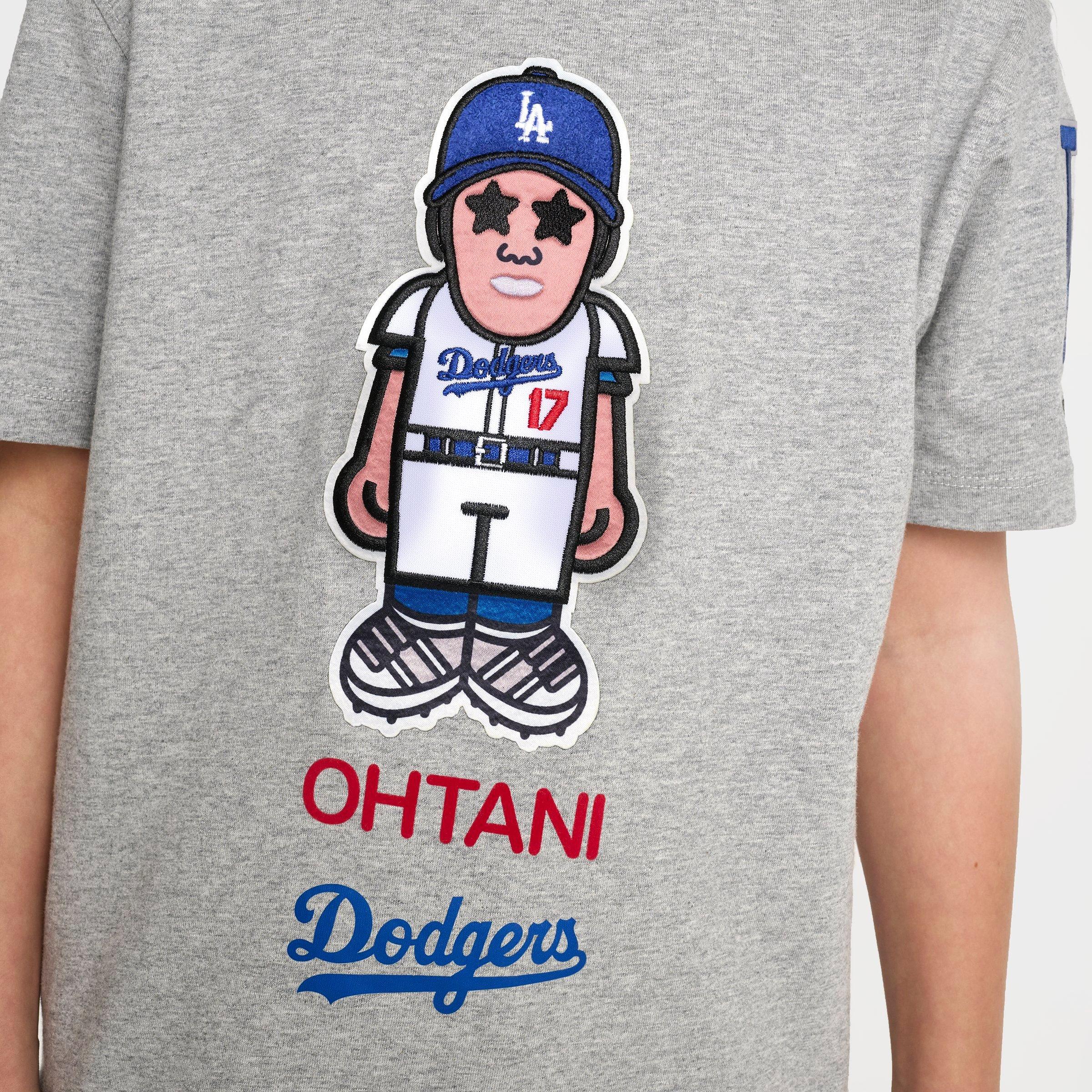 Big Kids' Pro Standard Shohei Ohtani Los Angeles Dodgers MLB Avatar Graphic T-Shirt