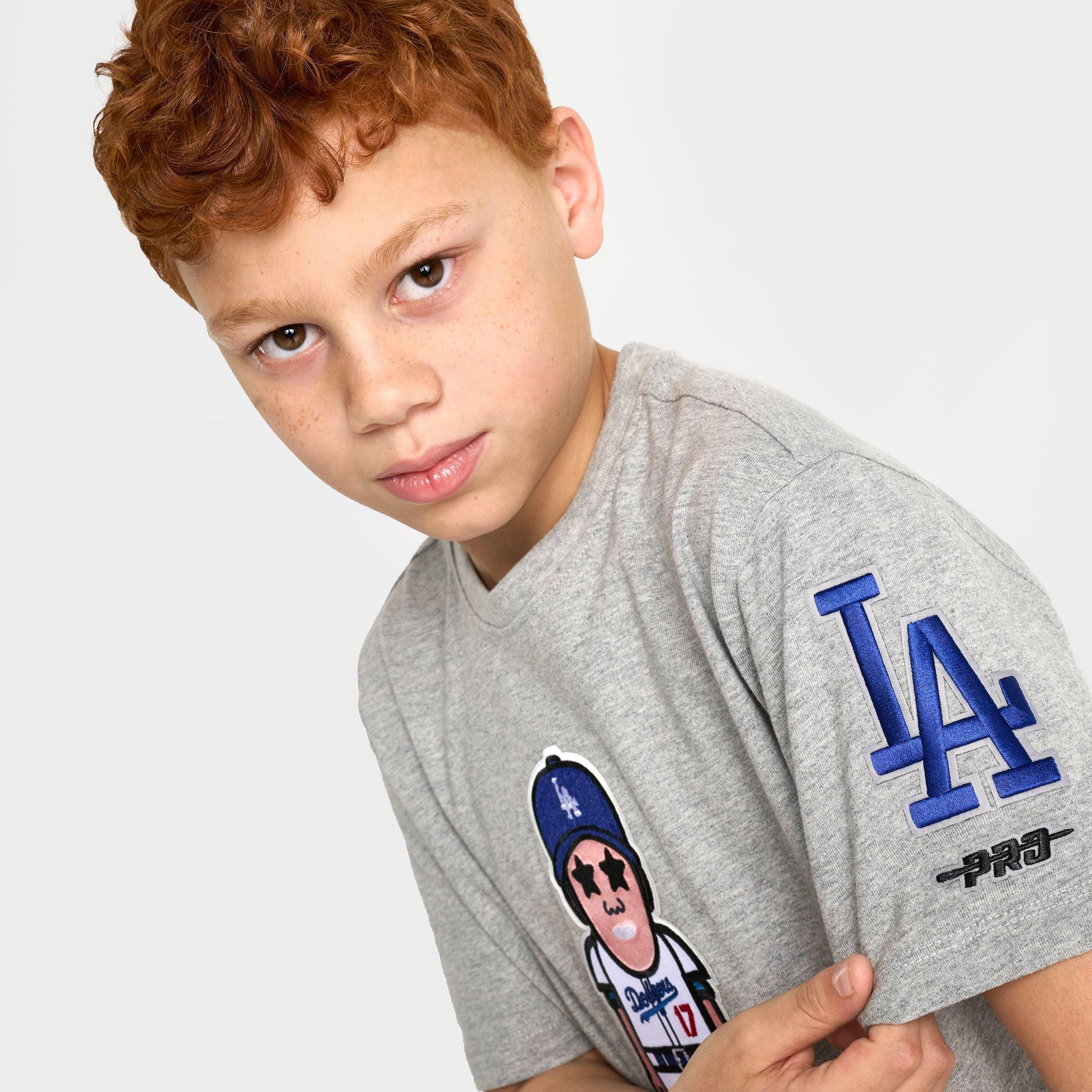 Big Kids' Pro Standard Shohei Ohtani Los Angeles Dodgers MLB Avatar Graphic T-Shirt