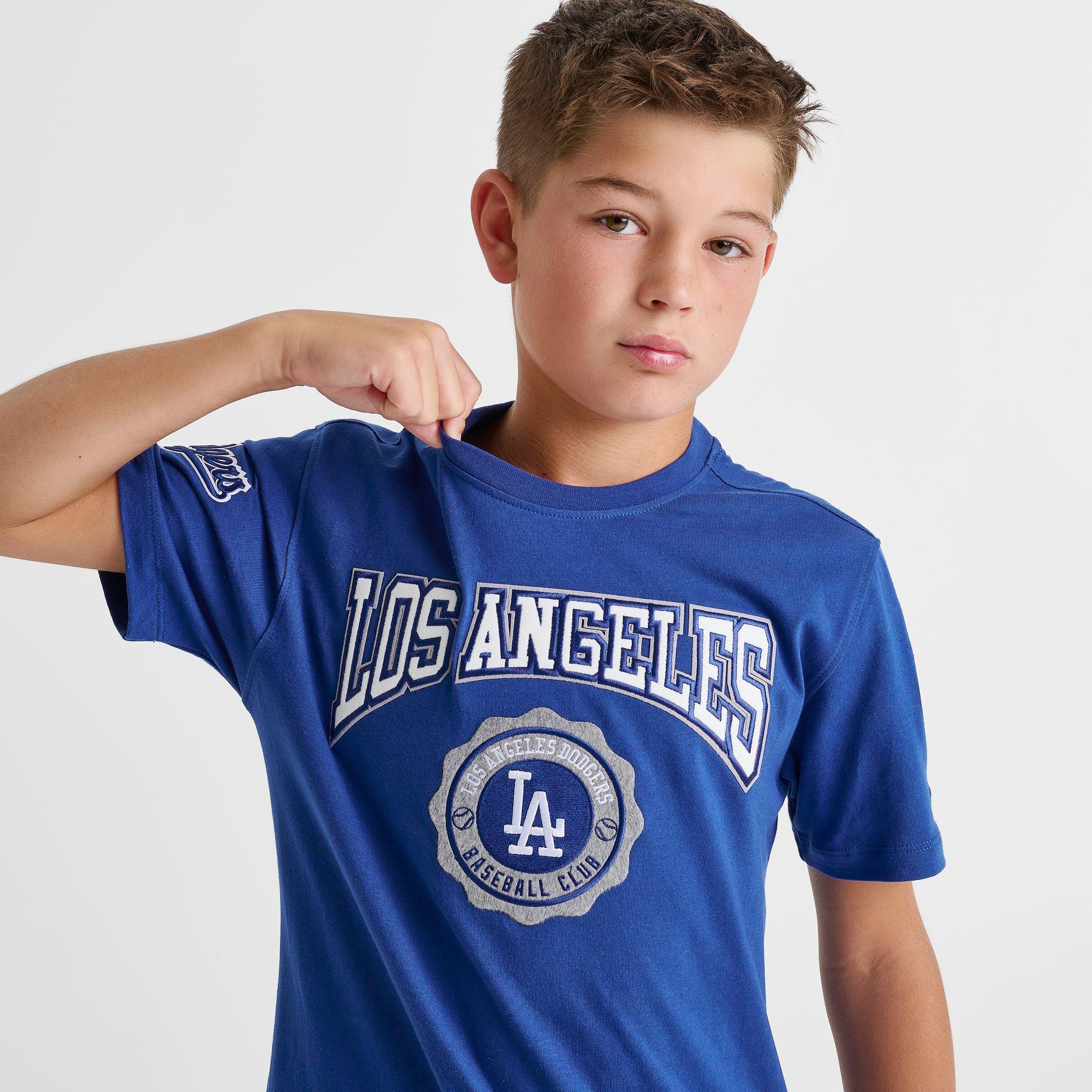 Big Kids' Pro Standard Los Angeles Dodgers MLB Emblem T-Shirt