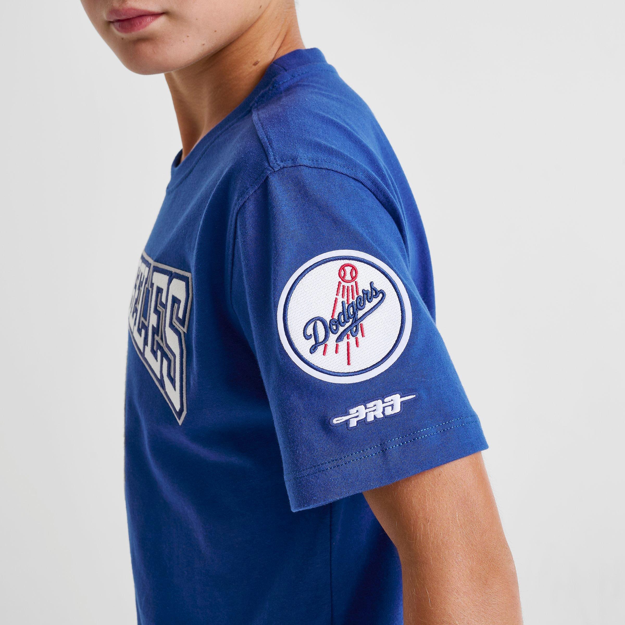 Big Kids' Pro Standard Los Angeles Dodgers MLB Emblem T-Shirt
