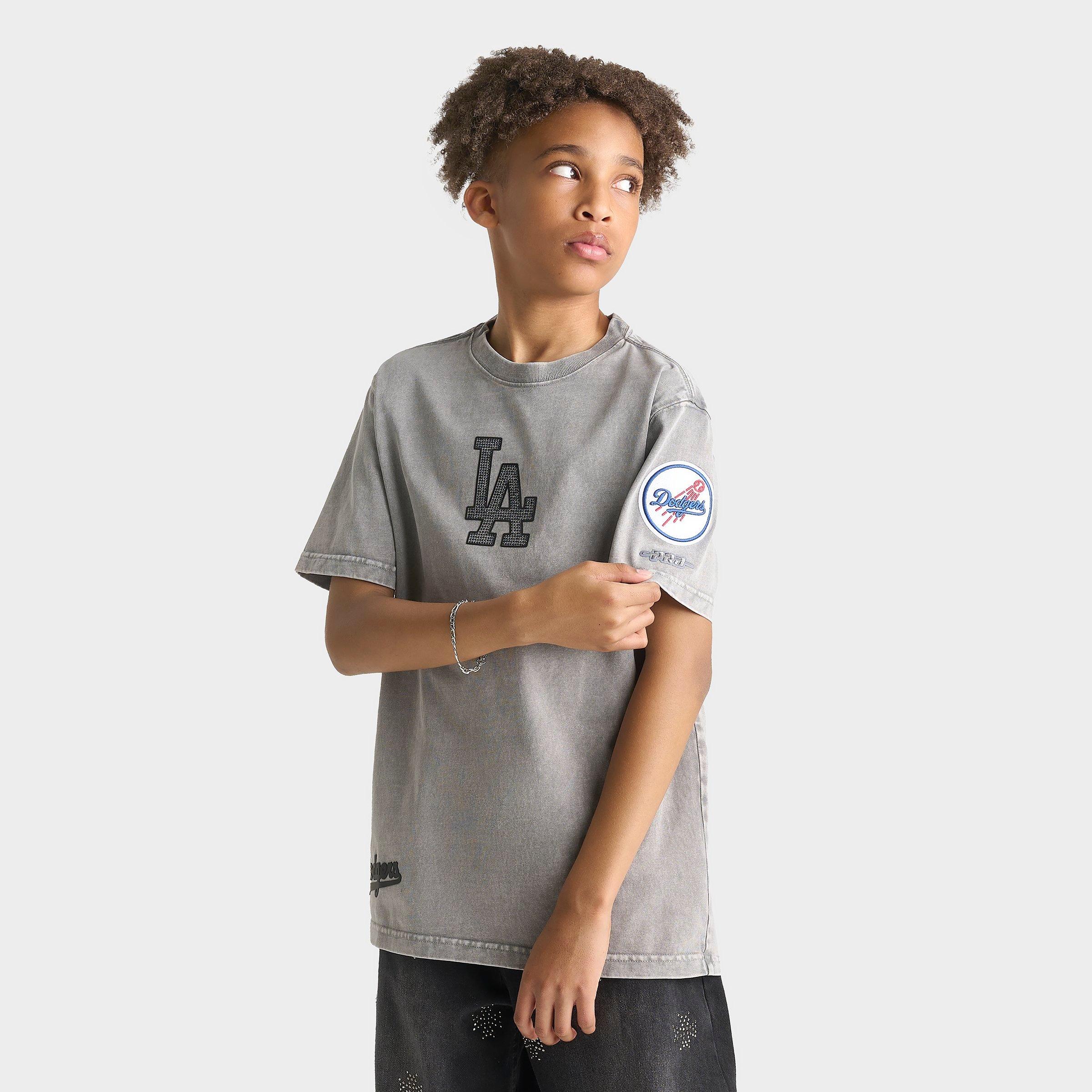Big Kids' Pro Standard Los Angeles Dodgers MLB Washed Jewels T-Shirt