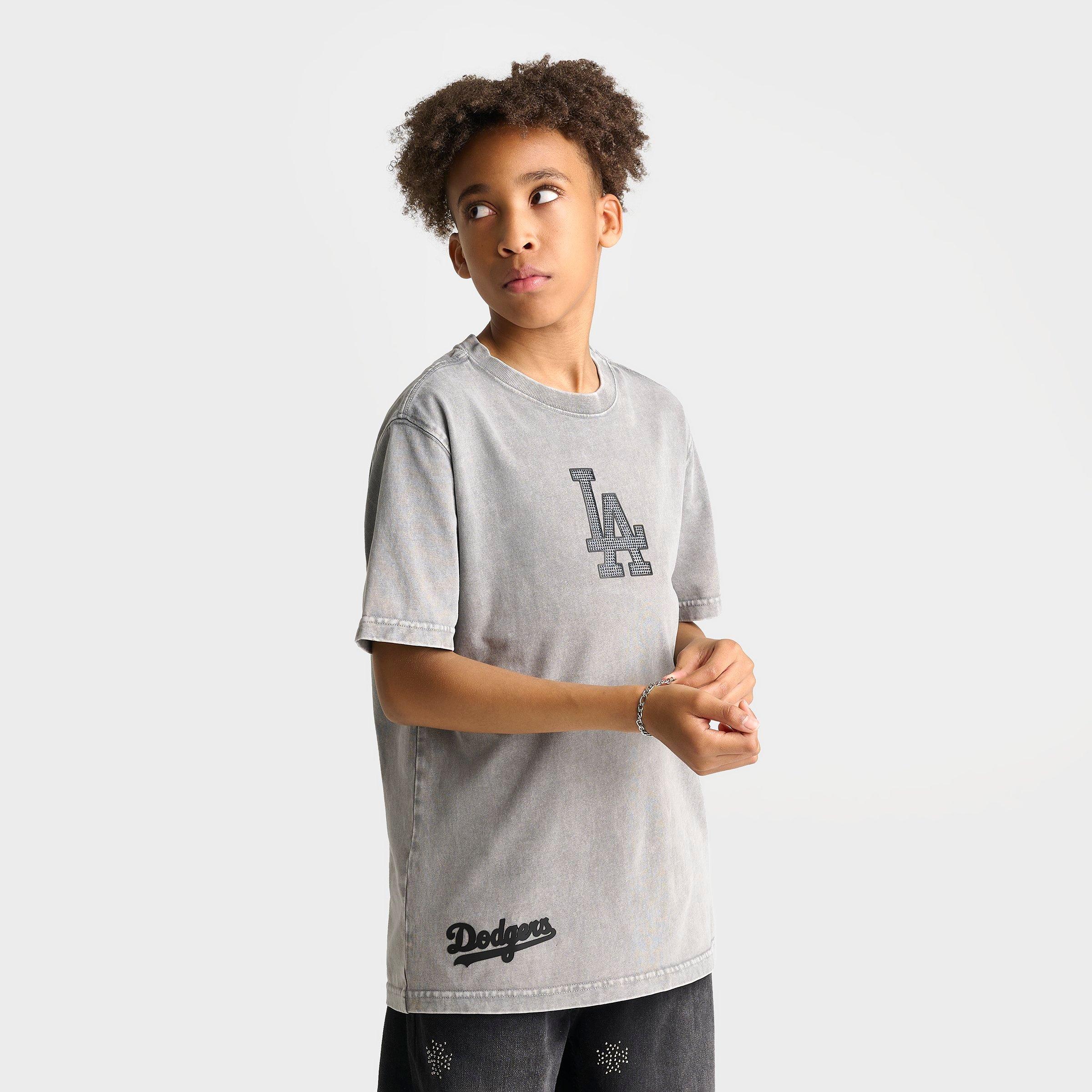 Big Kids' Pro Standard Los Angeles Dodgers MLB Washed Jewels T-Shirt